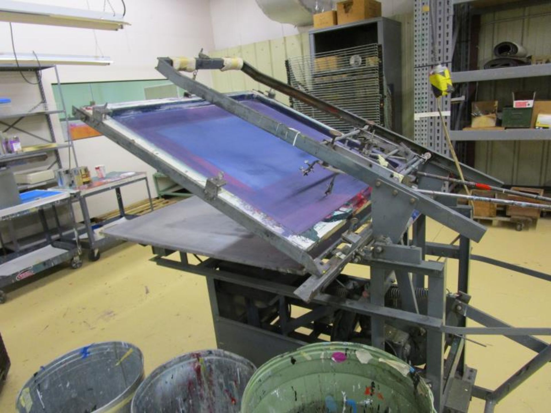 Filbar Semi Automatic Press, 4' x 4' Screen - Image 6 of 7