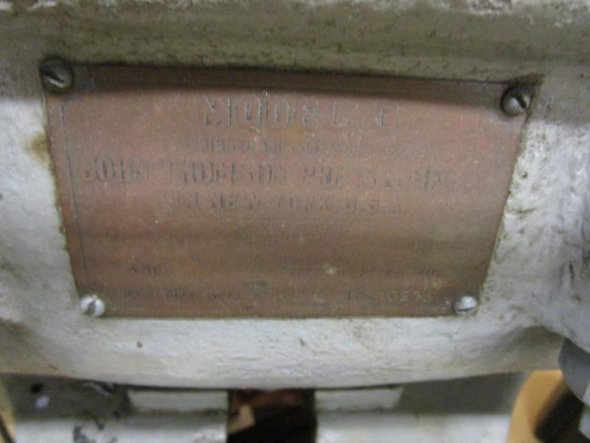 John Thomson Press MFG Die Cutter, Model: C, SN: 10373 - Image 3 of 7