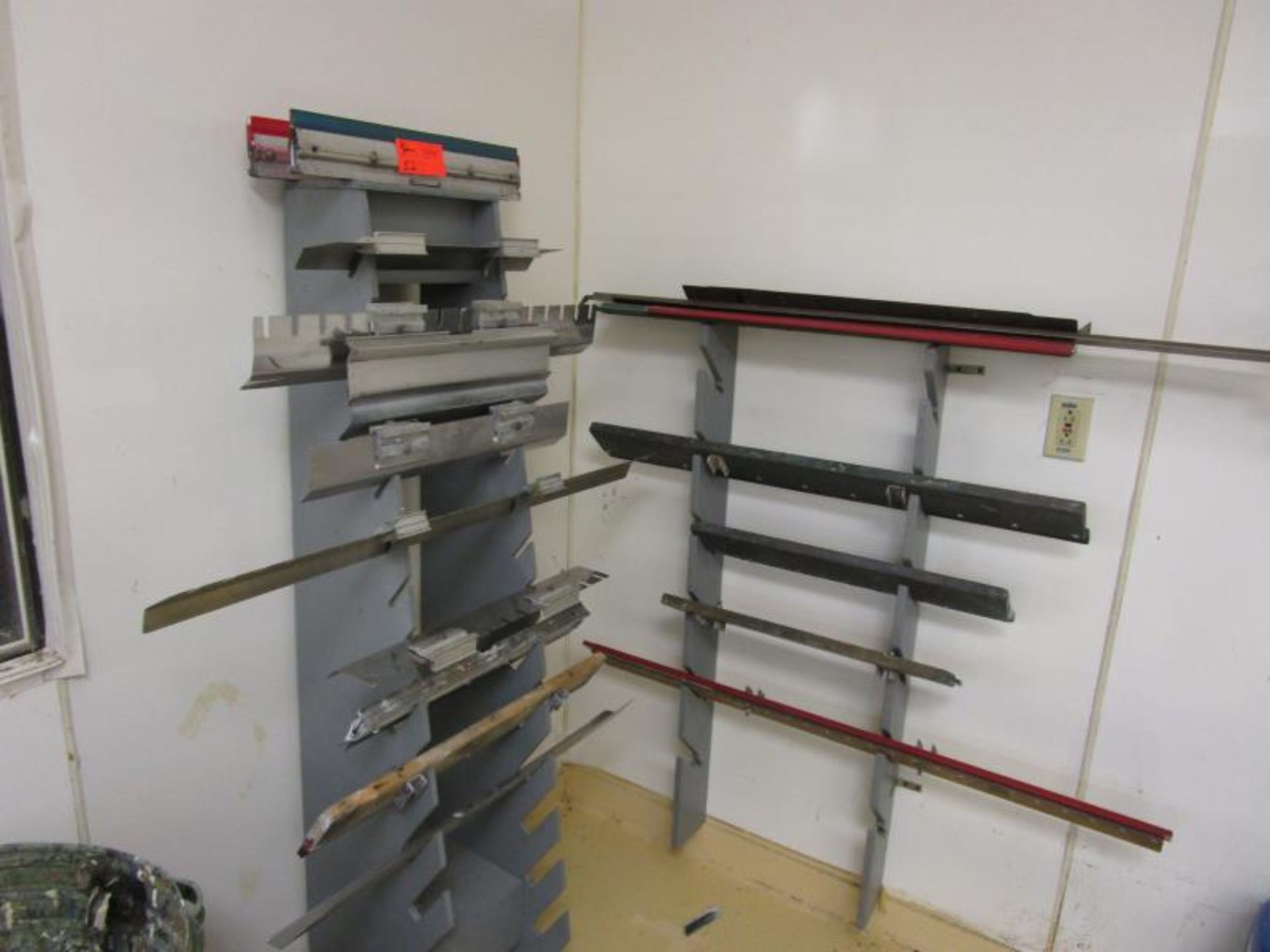 (2) Squeegee Racks w/ Contents