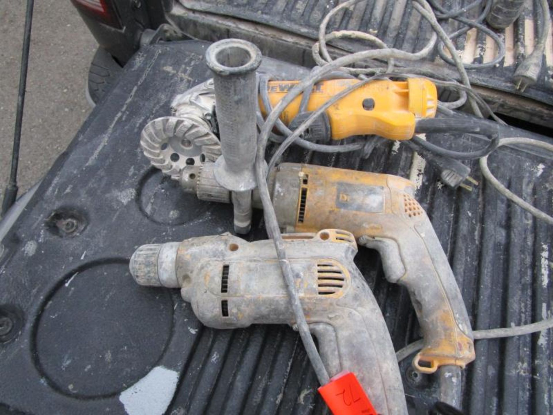 (2) Dewalt Cordless Drills & Dewalt DWE402