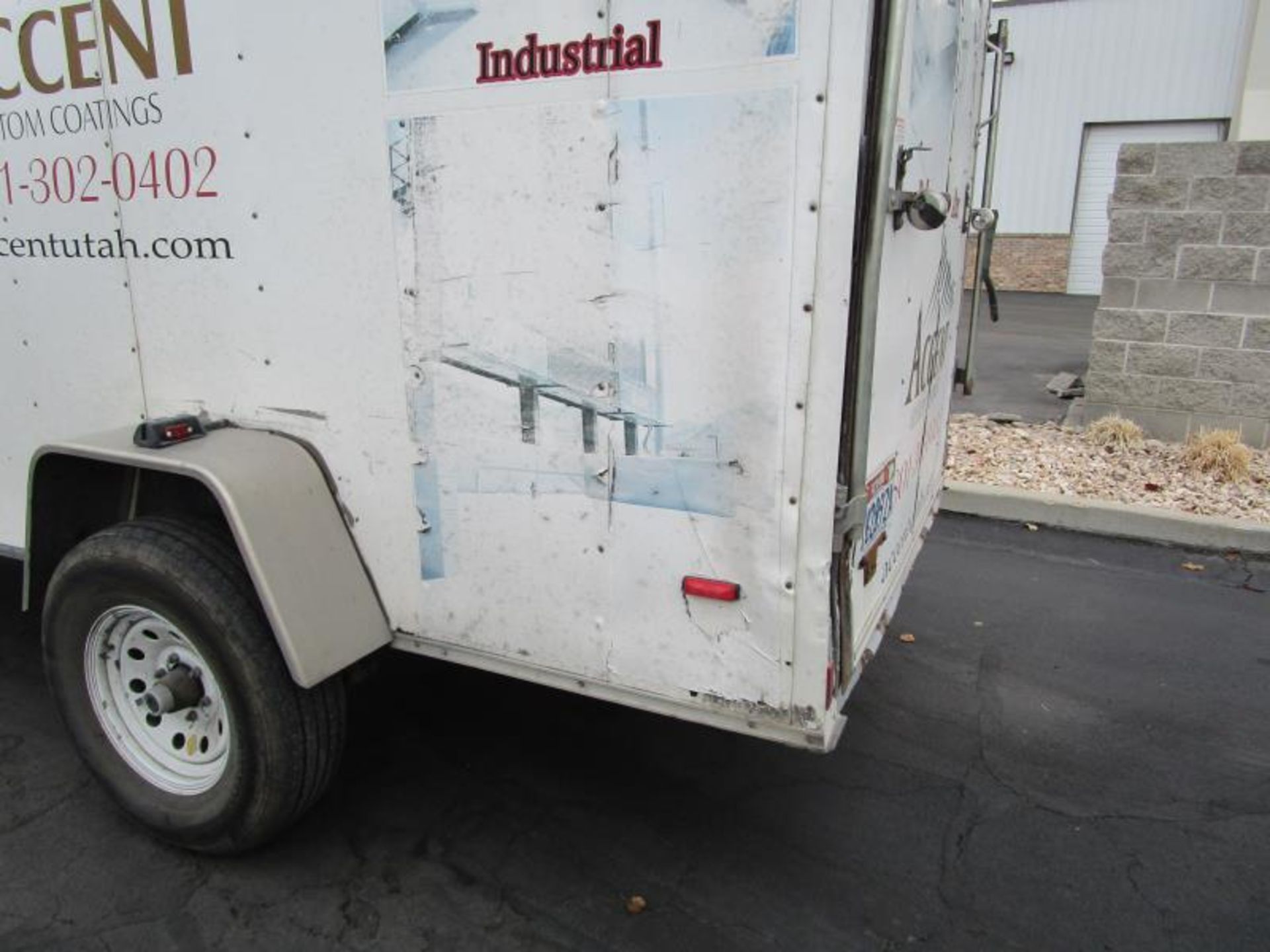 2008 Trailer, 6' x 12' by Hualmark, Utility Body, 1,980lbs GWVR, 2" Ball, Model: TS6X12DS2, VIN: - Image 10 of 17