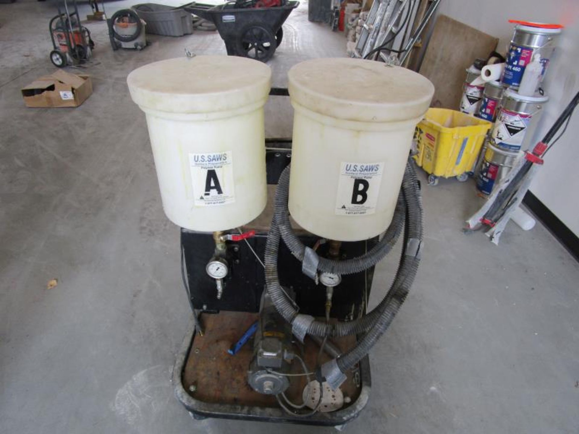 (2) Tank Polymer Pump by US Saws