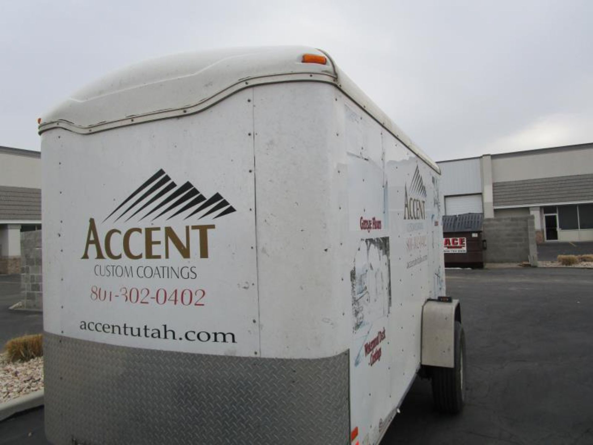 2008 Trailer, 6' x 12' by Hualmark, Utility Body, 1,980lbs GWVR, 2" Ball, Model: TS6X12DS2, VIN: - Image 7 of 17