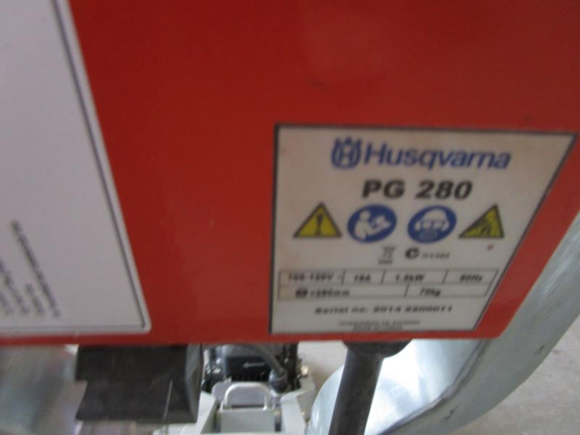 Edge Grinder by Husqvarna, Model: PG280, SN: 20142200011 - Image 8 of 8