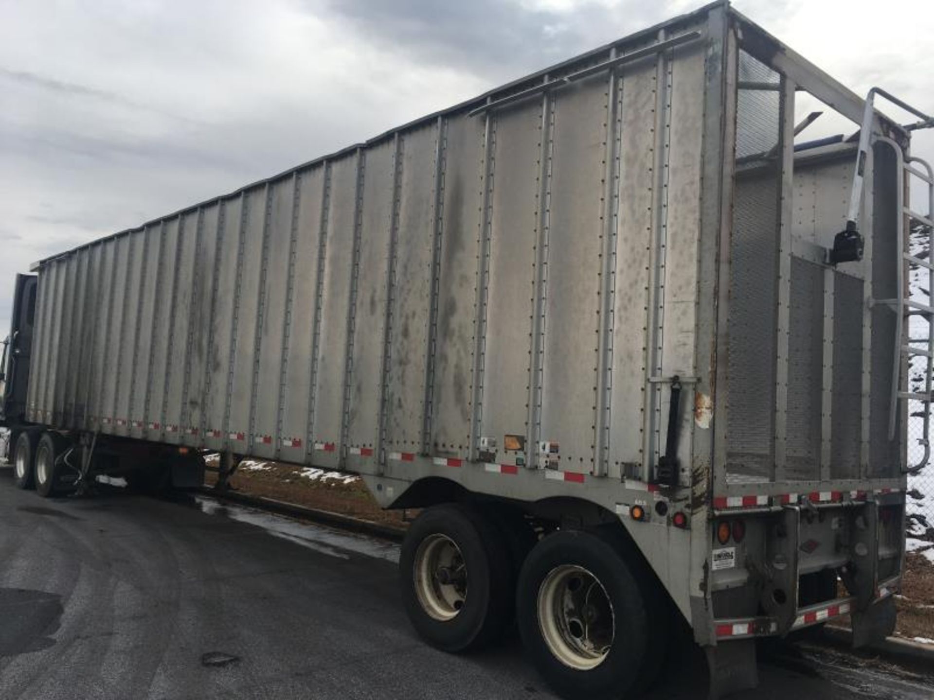 2011 ITI SDS-45 End Dump Chip Trailer w/ Roll Tarp, Vin: 1Z92A4528CT199045 - Image 9 of 16