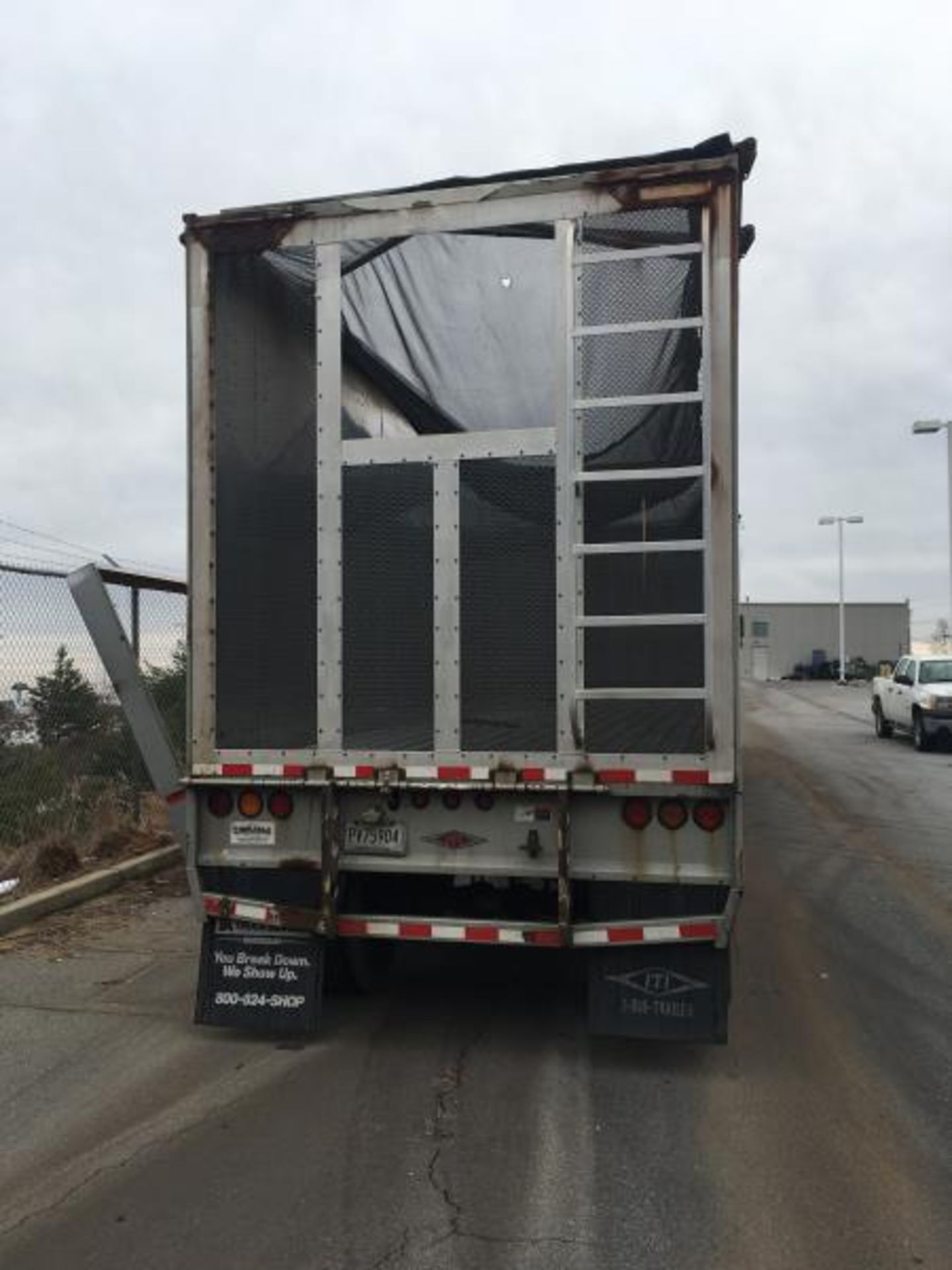 2011 ITI SDS-45 End Dump Chip Trailer w/ Roll Tarp, Vin: 1Z92A4529CT199037 - Image 8 of 16