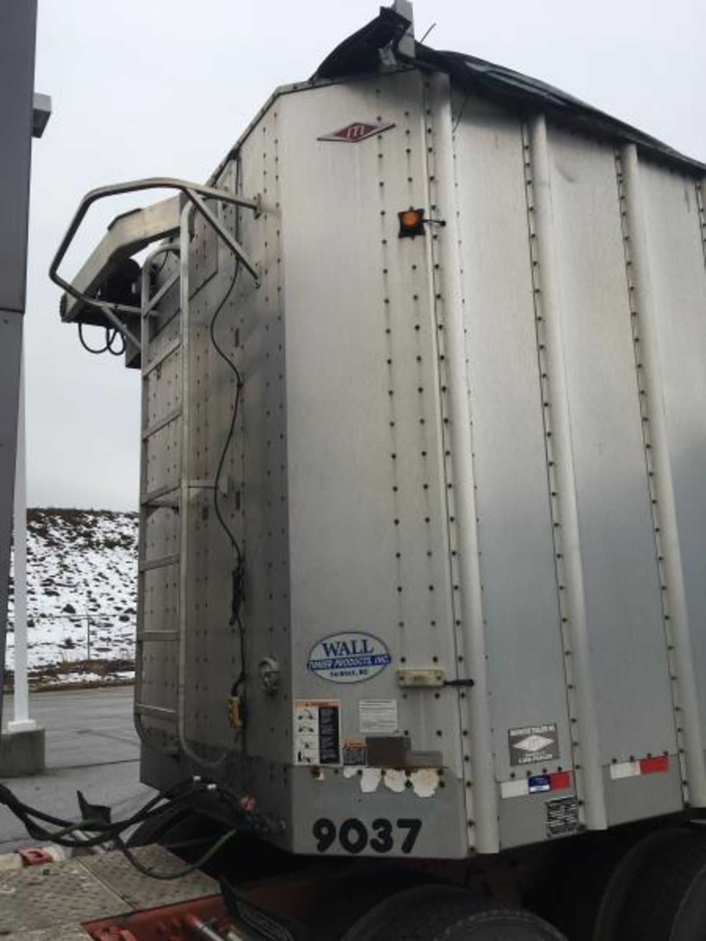 2011 ITI SDS-45 End Dump Chip Trailer w/ Roll Tarp, Vin: 1Z92A4529CT199037 - Image 2 of 16