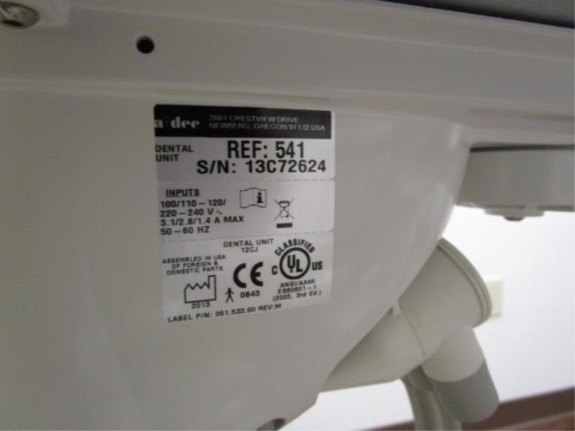 Adec Delivery System Model:541, SN: 13C76052, No Floor Plate - Image 3 of 3