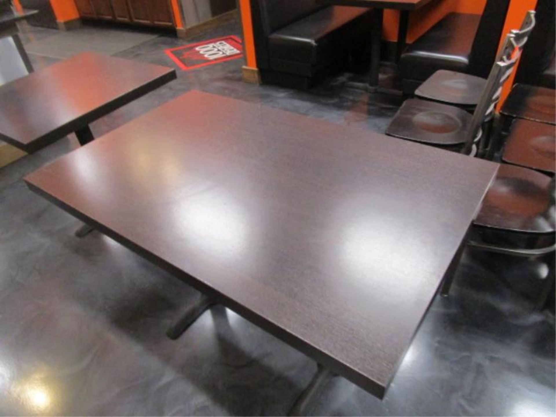 (6) Four Top Laminate Tables & (1) Two Top Table