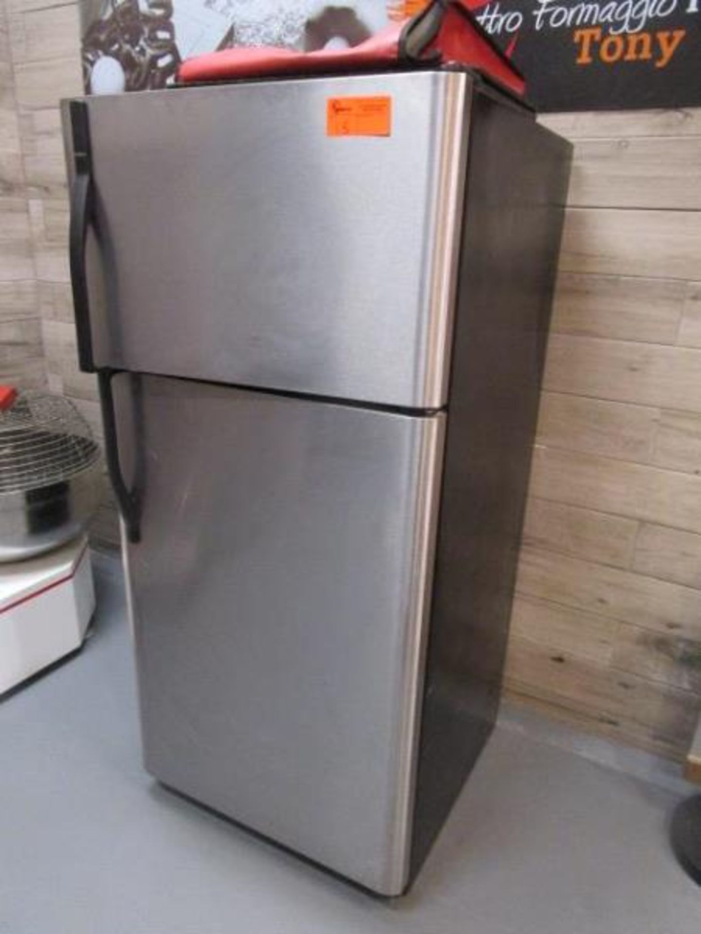 Kenmore Stainless Steel & Black Enamel Refrigerator, Made 2007, Model: 253-6482340E, SN: BA74023935