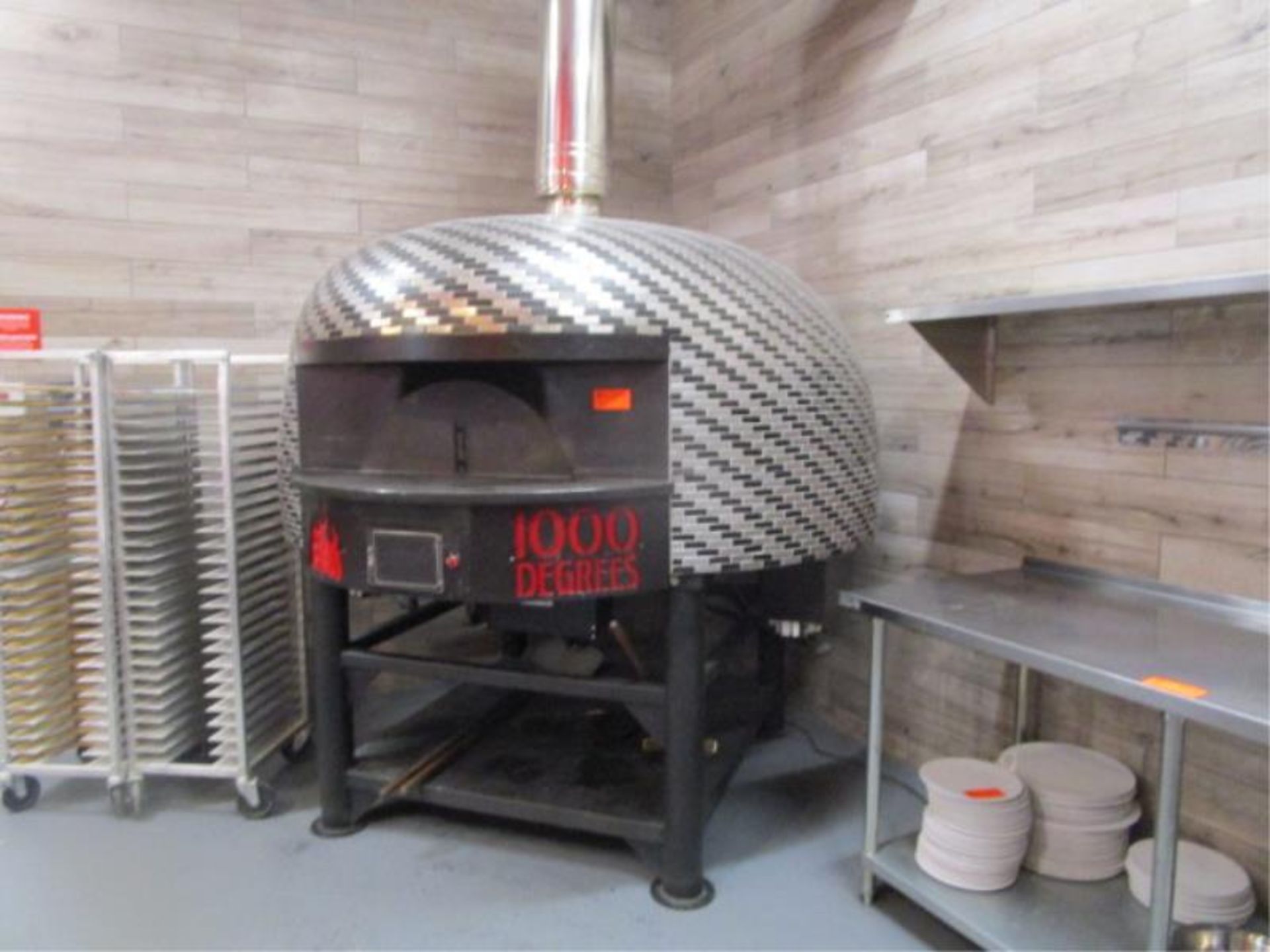 Pizza Oven by Marra, Dome Shaped, Model: RT150G, SN: 04582, Approx. 6.5' x 8'w. Buyer will be - Image 14 of 14