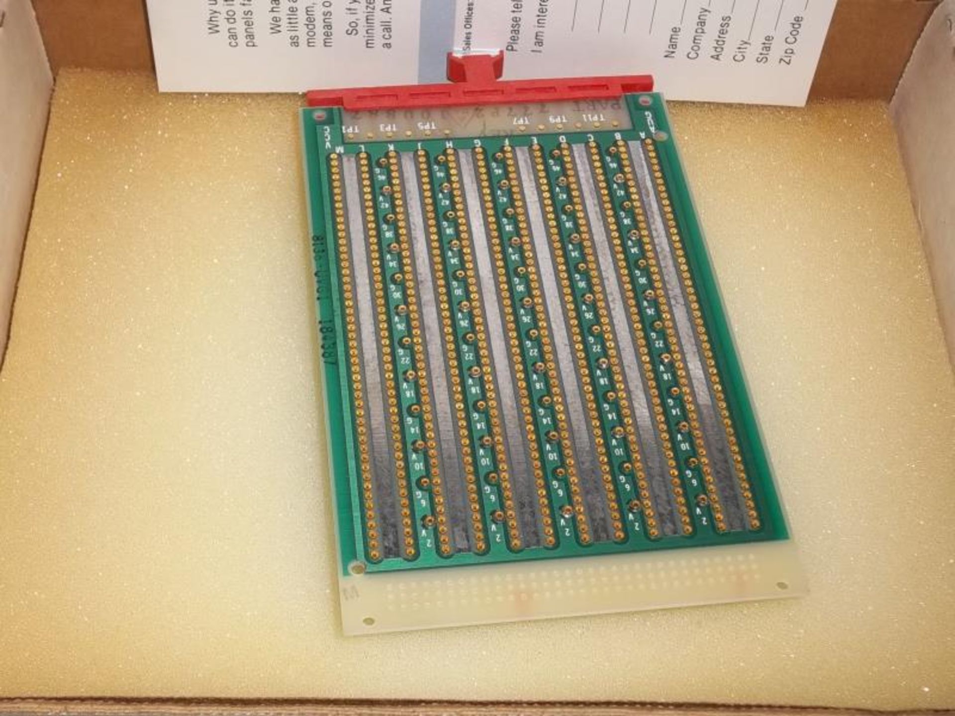 Lot - 30 plus computer interface boards, wire wrap boards, extender cards, various sizes, in boxes - Image 3 of 7