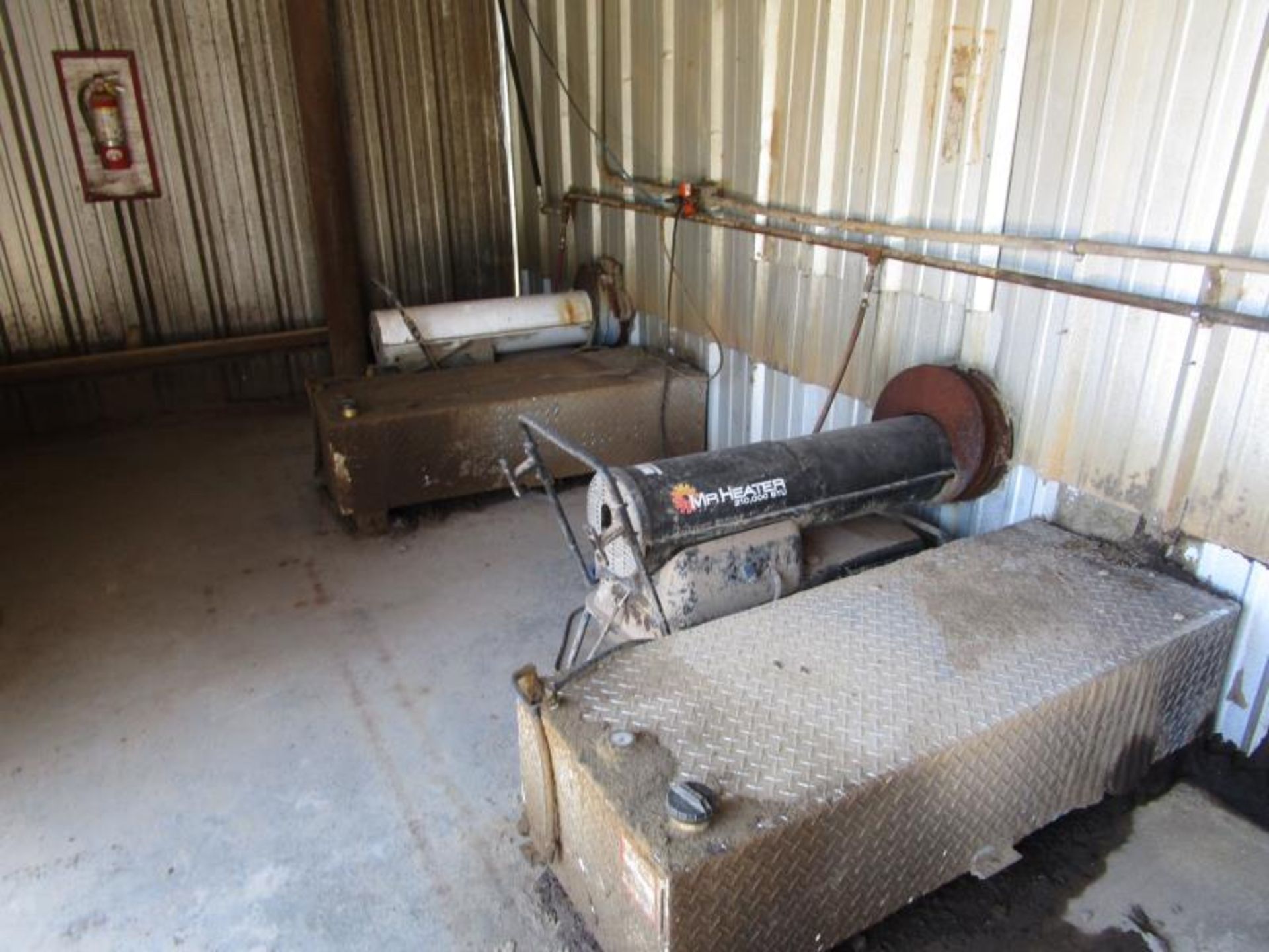 (6) 60 Gallon SS Fuel Tanks with (6) modified diesel #2 heaters with con - Image 6 of 6