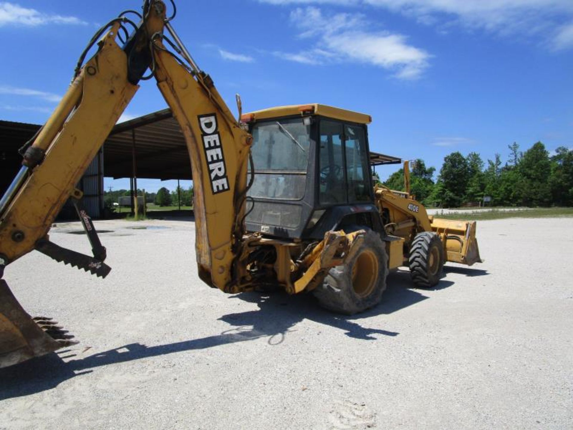 John Deere 410E, Turbo 4x4, 3,644 hours - Image 8 of 14