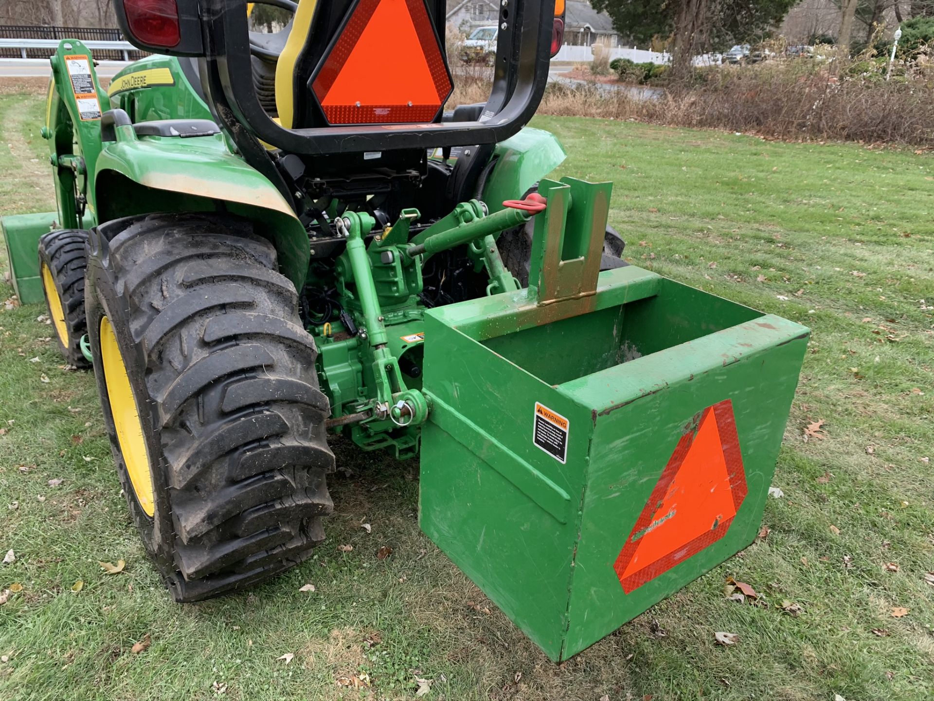 2014 John Deere 3033R Tractor w/ H1G5 Front Bucket, Rear Counter Weight, 309 Hours - Image 12 of 15