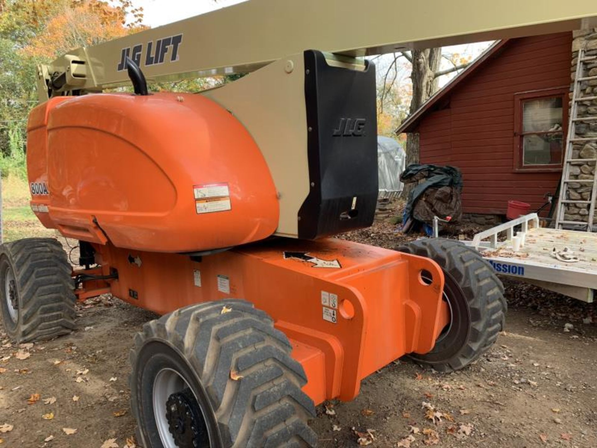 2007 JLG 800AJ, SN: 0300116837 4x4 Boom Lift. 7,110 Hours, Has Hydraulic Leak In Boom, Engine Runs - Image 29 of 32