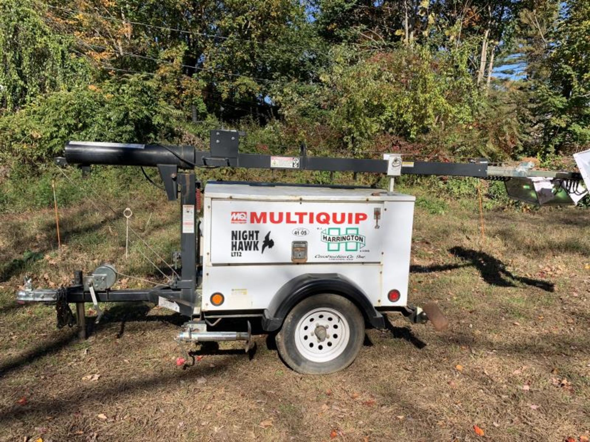 2011 Multiquip Night Hawk LT12 Light Tower w/ Koehler Engine, 1,900.5 Hours