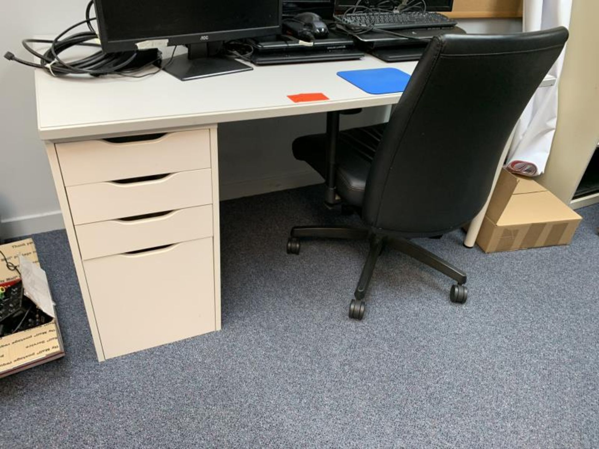 White Laminate Desk