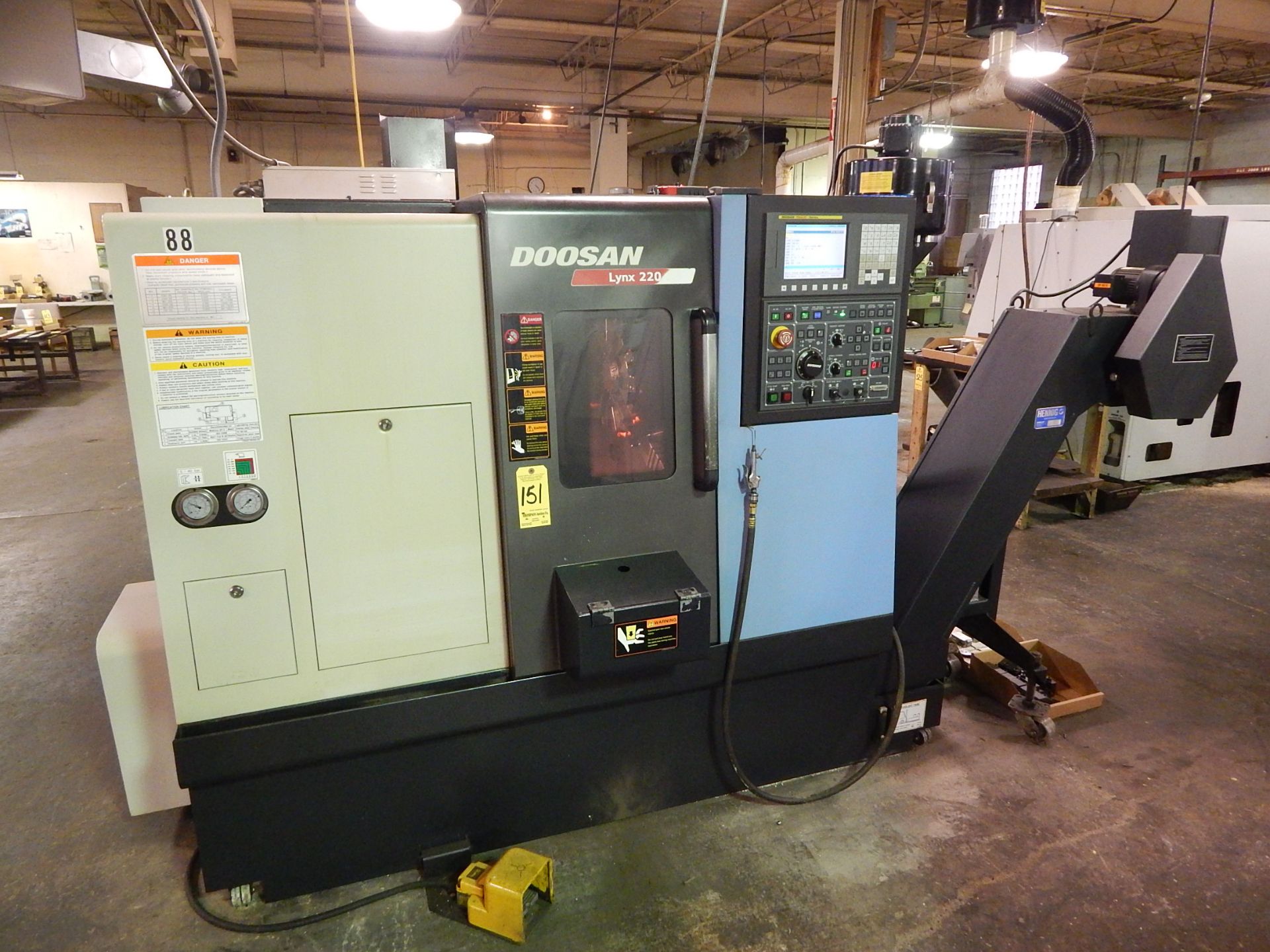 Doosan Lynx 220A CNC Turning Center, New in 2011, s/n ML0013-005319, 6 In. 3-Jaw Chuck, 12 Station - Image 2 of 11