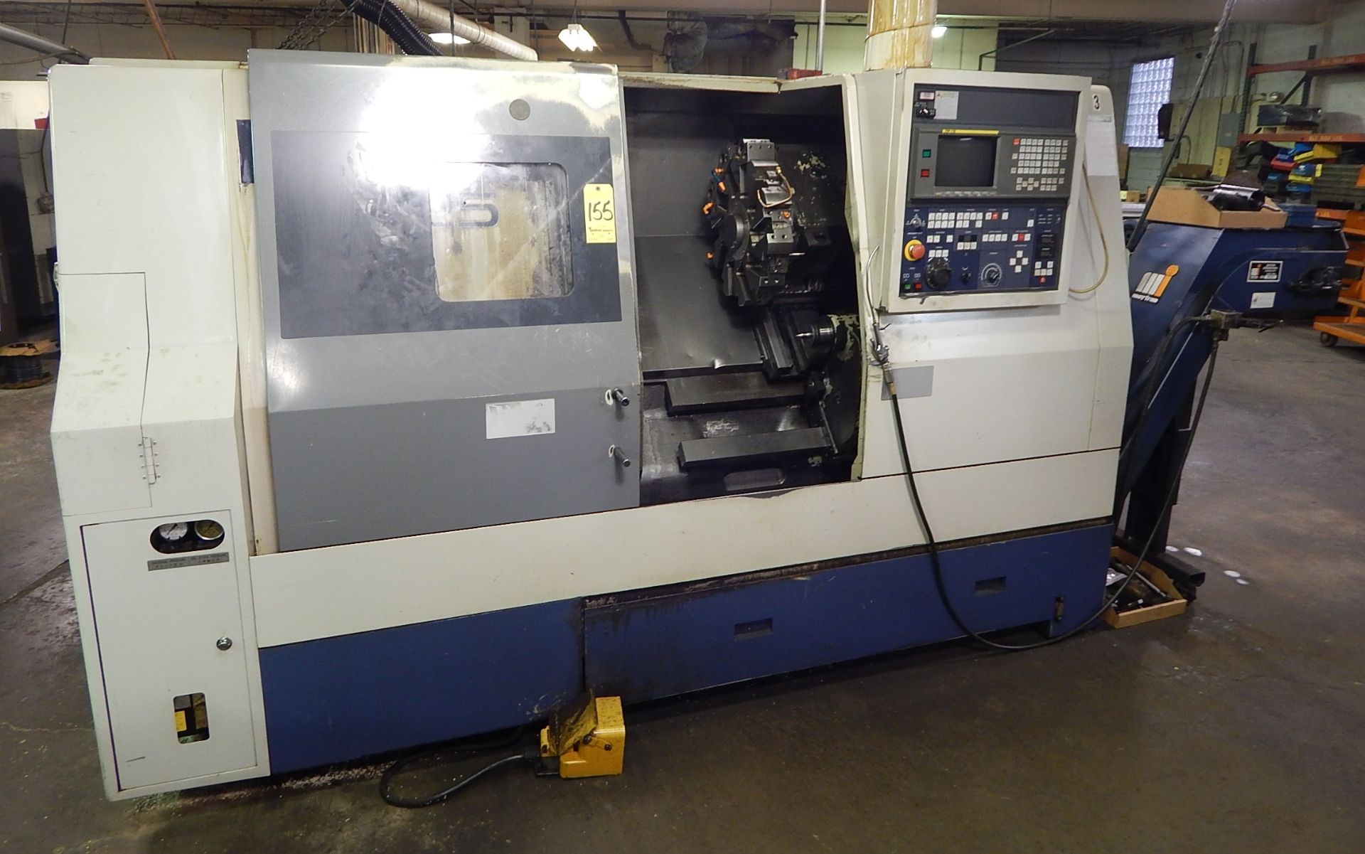 Mori-Seiki SL-25B, CNC Turning Center, s/n 6573, 10 In. 3-Jaw Chuck, Tailstock, 10 Station Turret, - Image 3 of 12