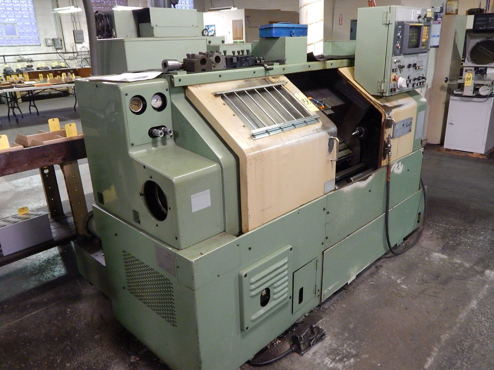 Mori-Seiki AL-20, CNC Turning Center, s/n 2796, 8 In. 3-Jaw Chuck, 8 Station Turret, Tailstock, - Image 8 of 12