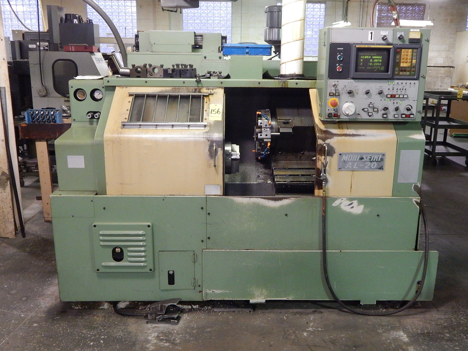 Mori-Seiki AL-20, CNC Turning Center, s/n 2796, 8 In. 3-Jaw Chuck, 8 Station Turret, Tailstock, - Image 2 of 12