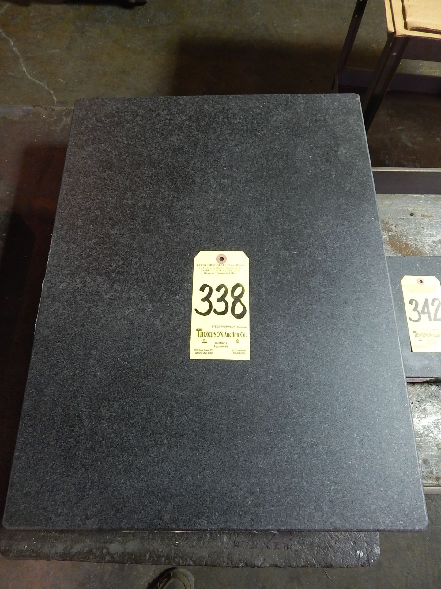18 In. X 24 In. X 4 In. Granite Surface Plate, 4-Ledge