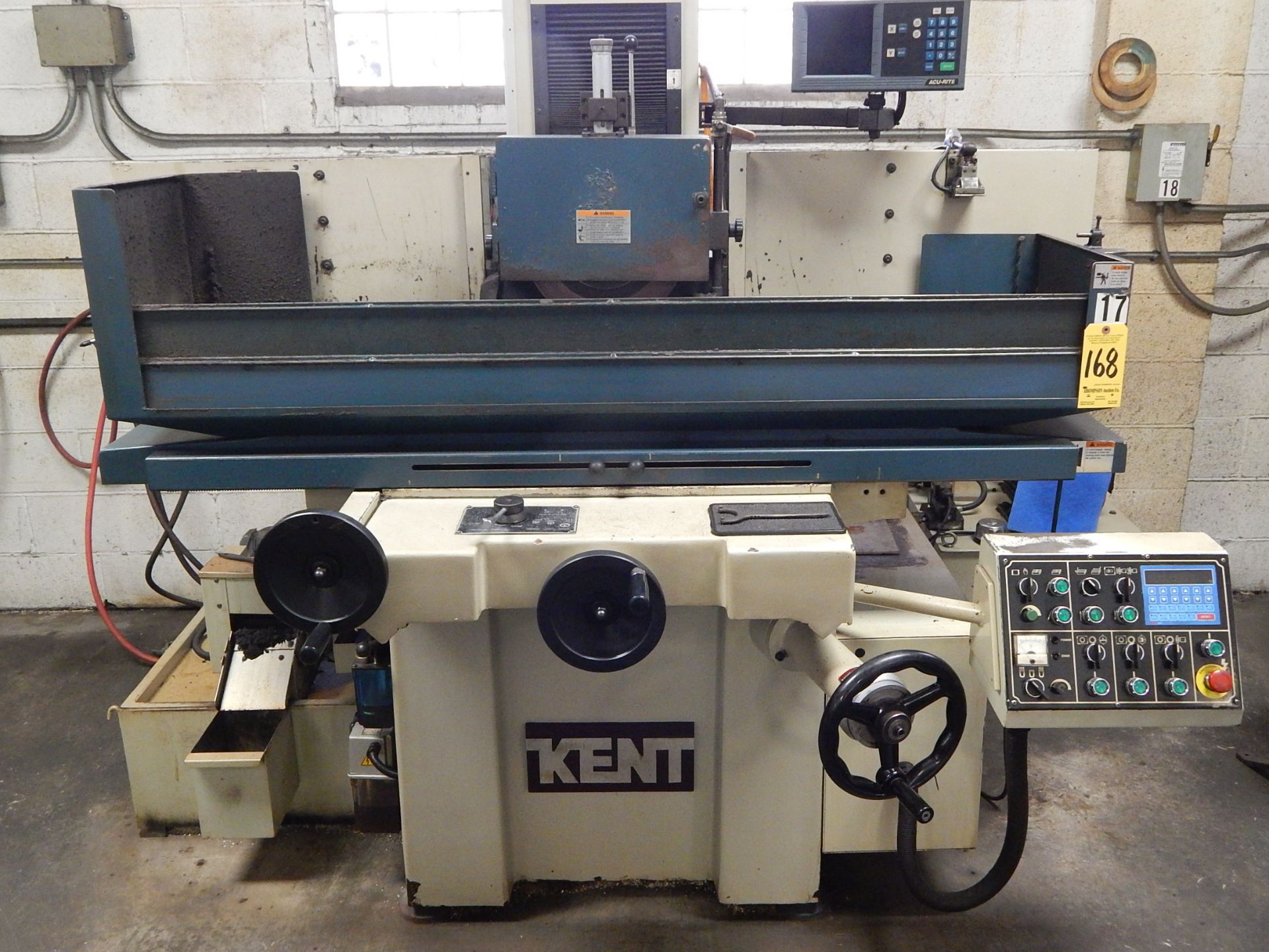 Kent Model KGS-63SD, 2-Axis Hydraulic Surface Grinder, s/n 97066403, New in 1997, 12 In. X 24 In.