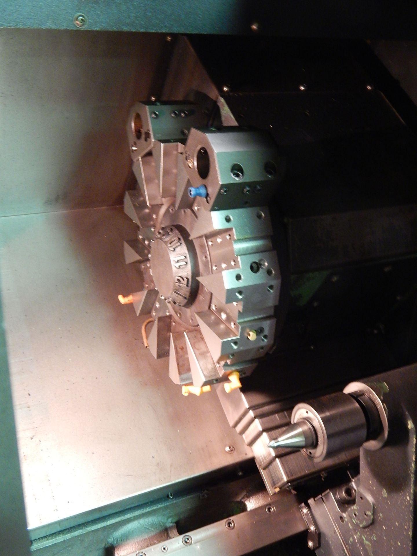 Doosan Lynx 220A CNC Turning Center, New in 2011, s/n ML0013-005319, 6 In. 3-Jaw Chuck, 12 Station - Image 5 of 11