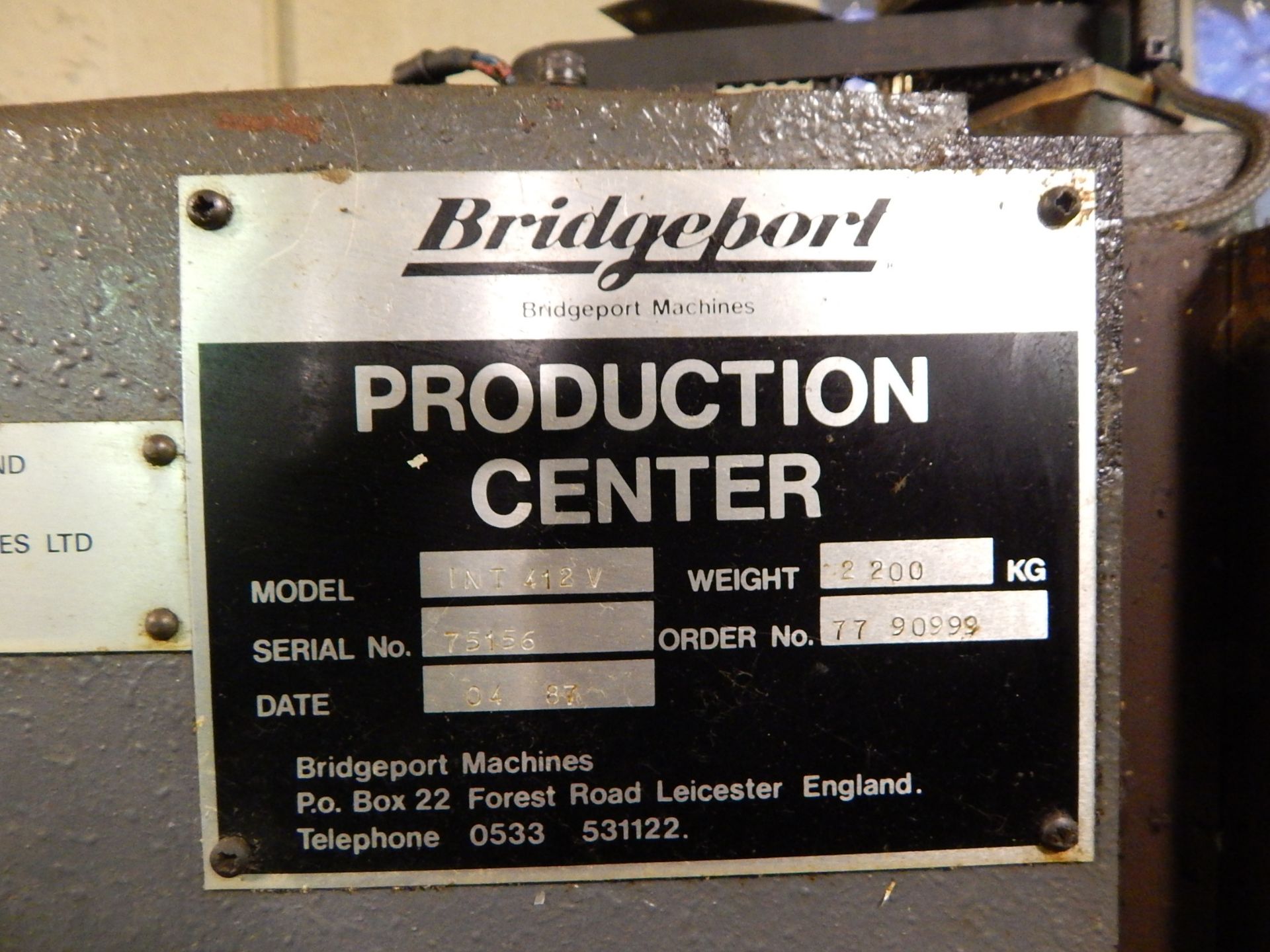 Bridgeport Interact 412, CNC Vertical Machining Center, Parts Machine, Not in Service, Loading Fee - Image 5 of 5