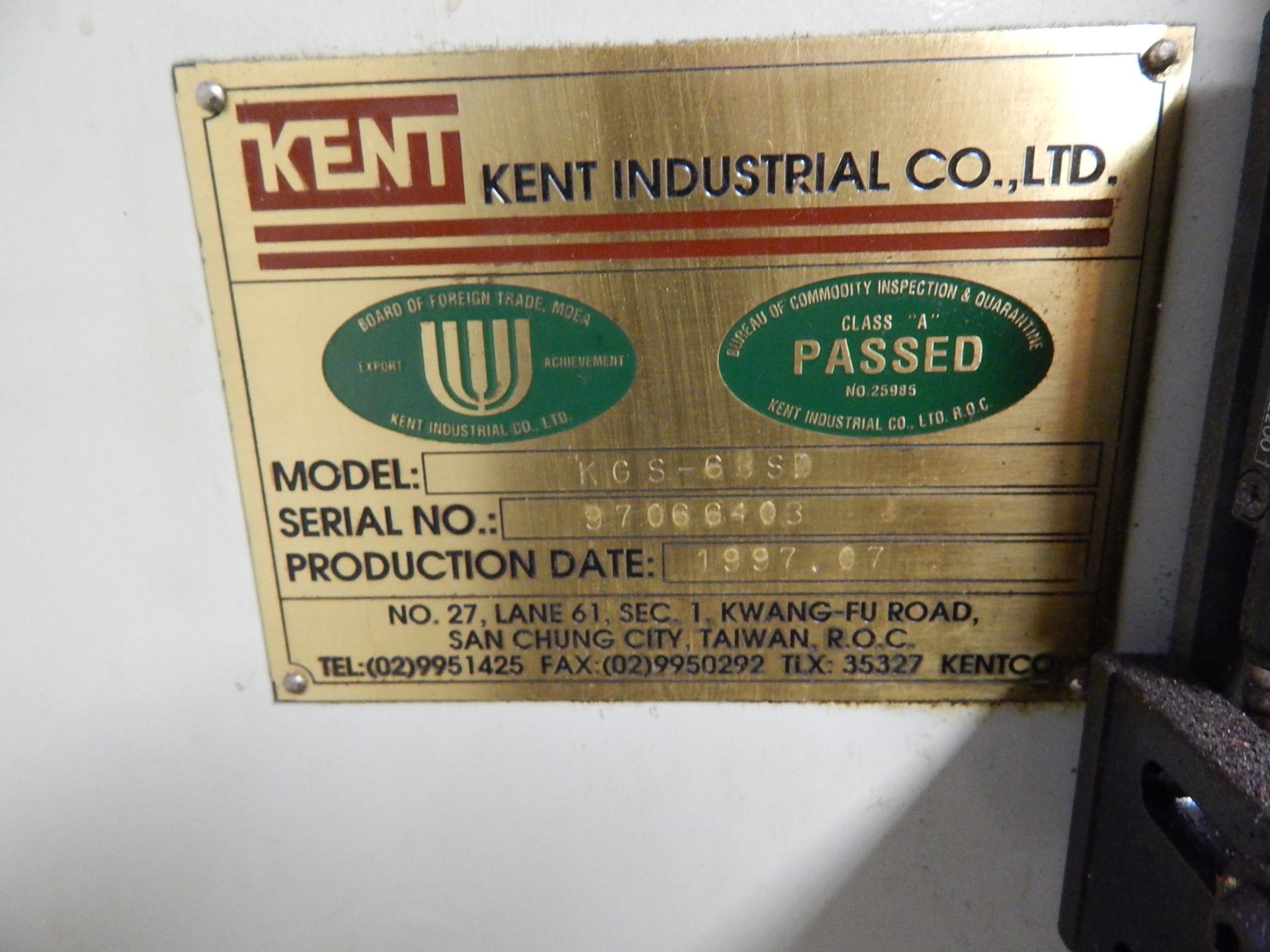 Kent Model KGS-63SD, 2-Axis Hydraulic Surface Grinder, s/n 97066403, New in 1997, 12 In. X 24 In. - Image 11 of 11