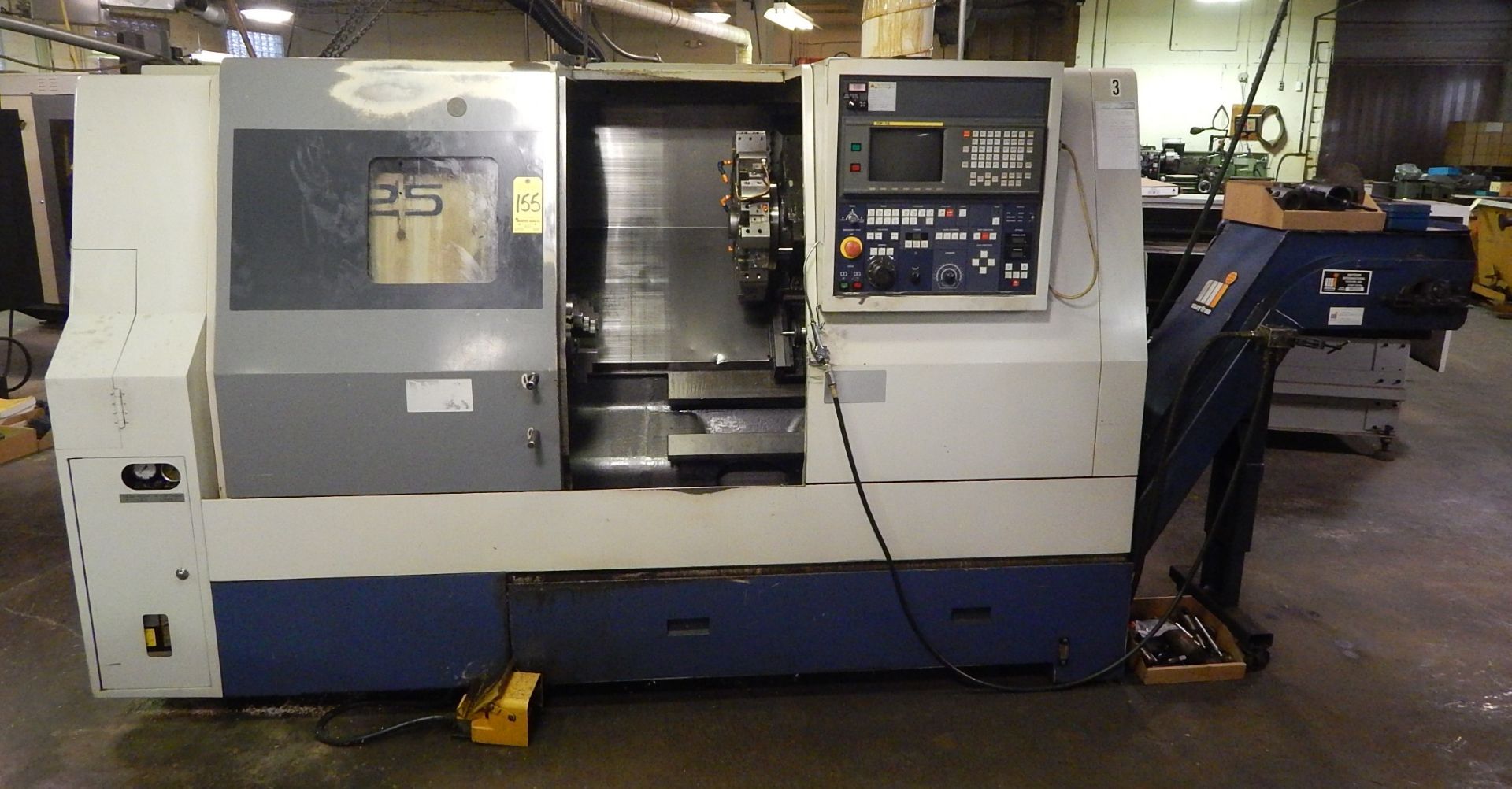 Mori-Seiki SL-25B, CNC Turning Center, s/n 6573, 10 In. 3-Jaw Chuck, Tailstock, 10 Station Turret, - Image 2 of 12