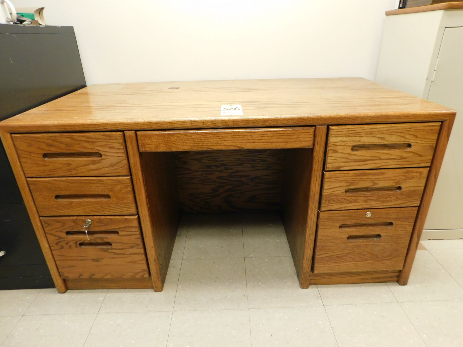 Double Pedestal Desk