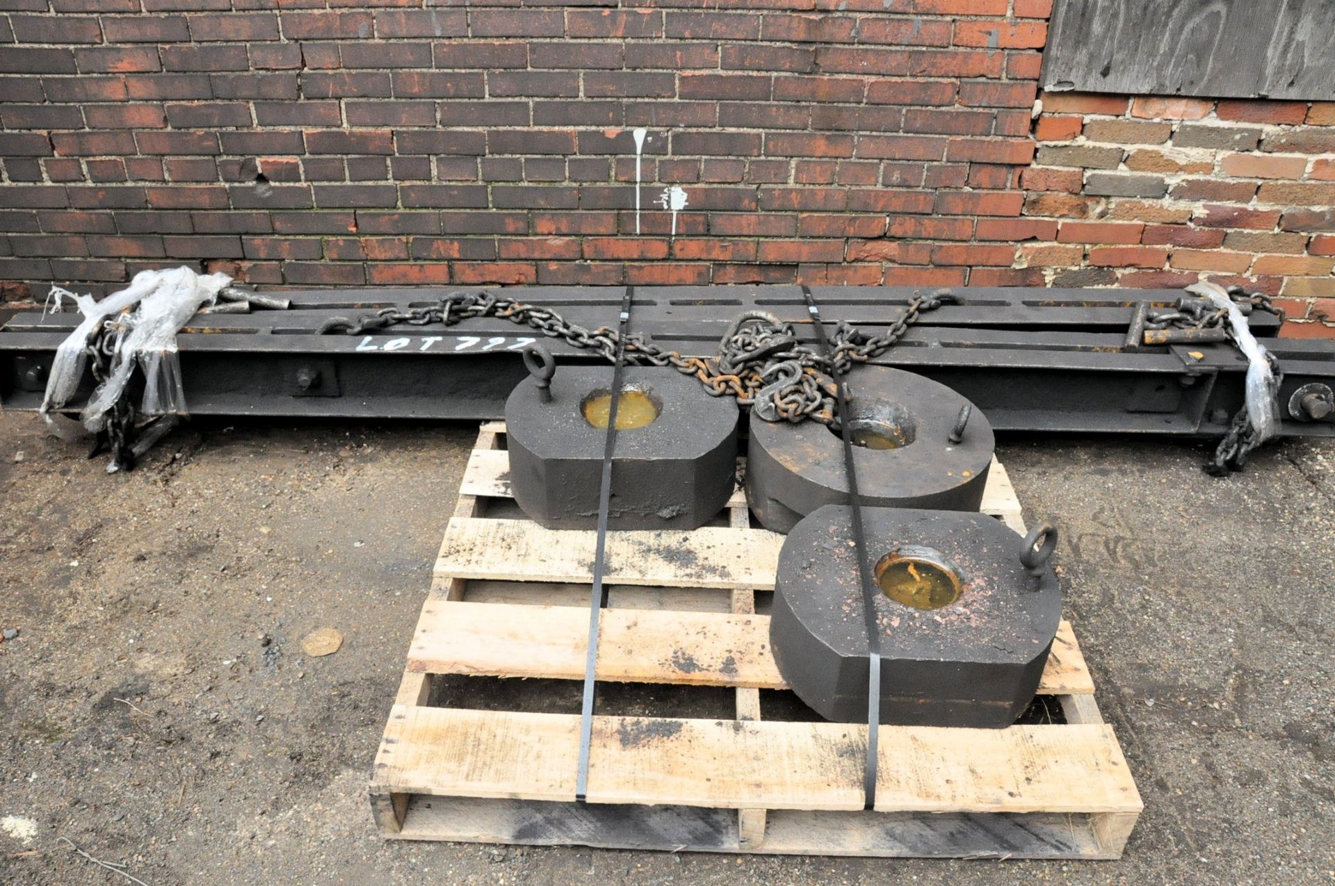 Lot-Lifting Beams for Installing Dies in Hammer Presses, (Outside of Saw Room)