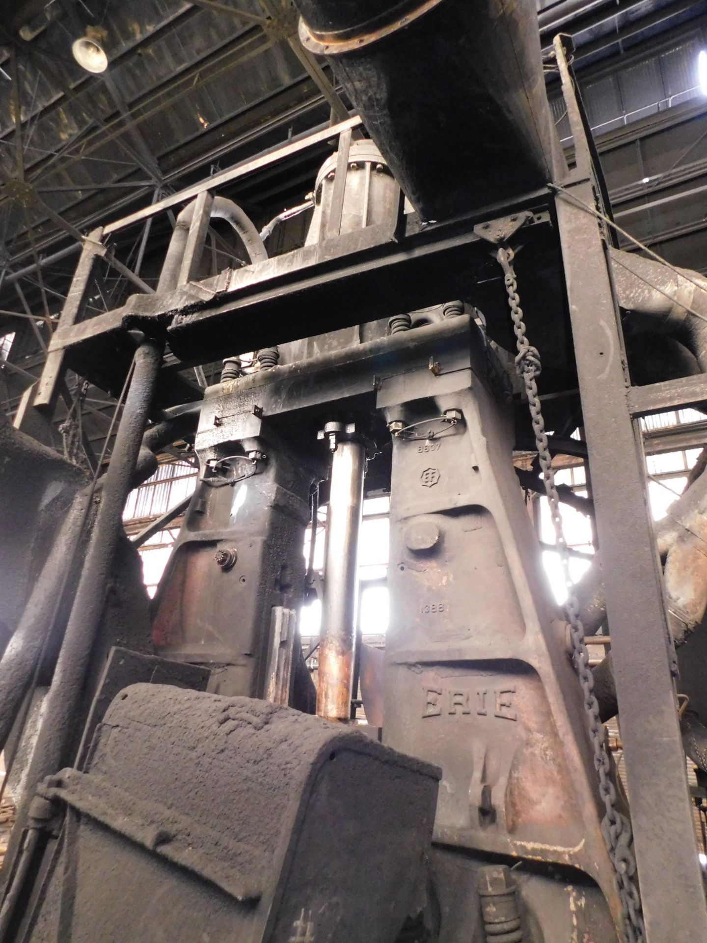 Erie 8000-Ton Bored for 10,000-Ton, Operating as 10,000-Ton Capacity Hammer Press, 32" Wide x 36" - Image 6 of 8