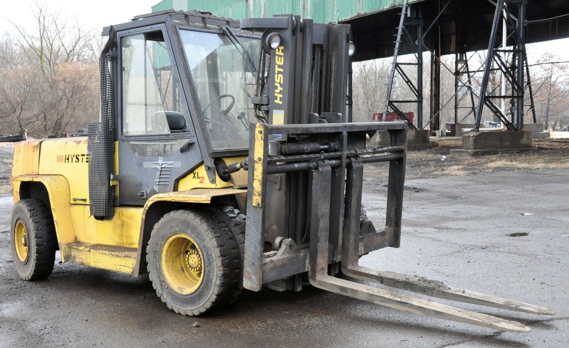 Hyster Model H155XL, Approx. 15,000 Lb. Capacity, 240" Lift Capacity, Diesel Fuel Fork Lift Truck, - Image 2 of 3