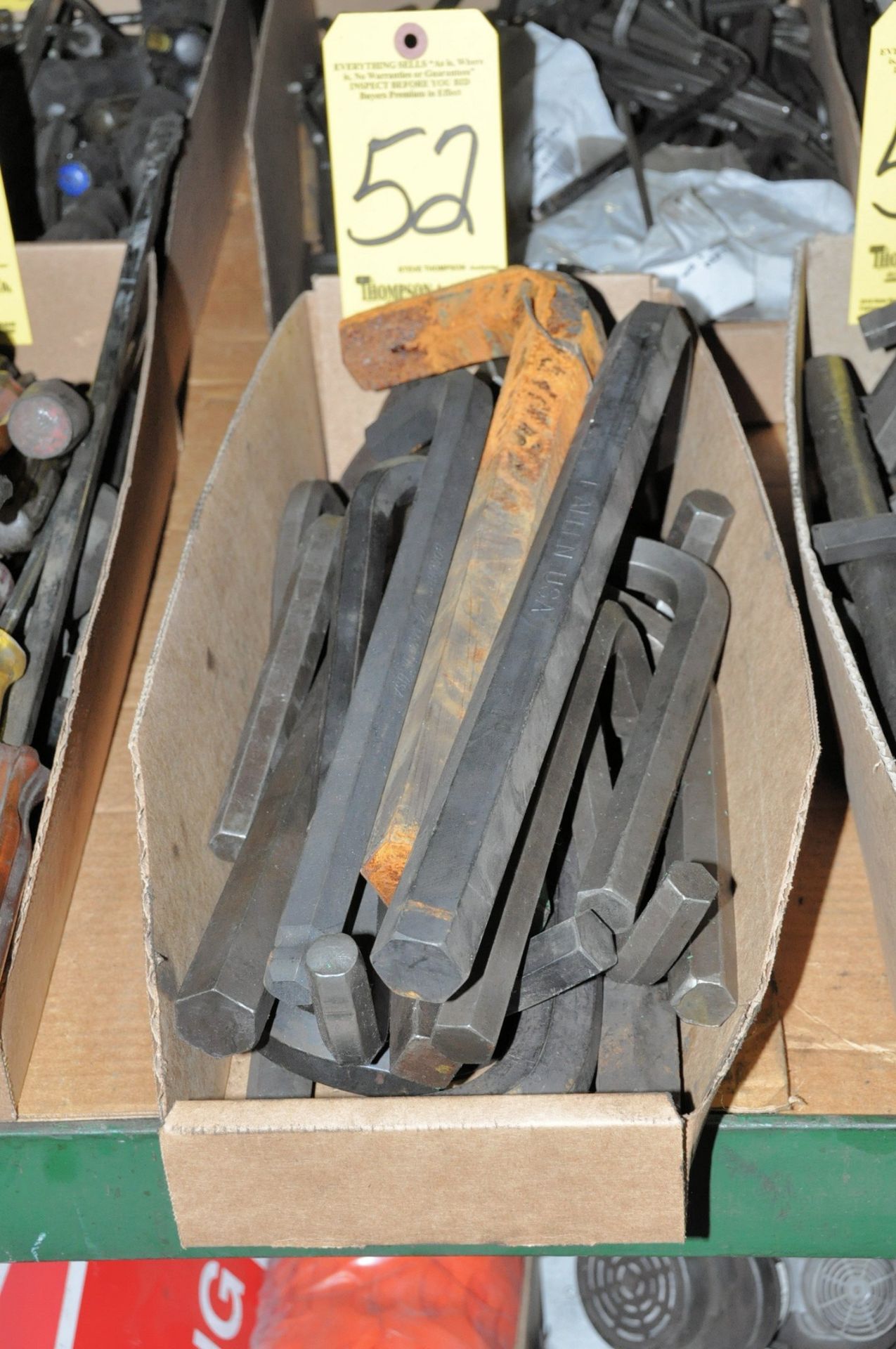 Lot-Large Allen Wrenches in (1) Box