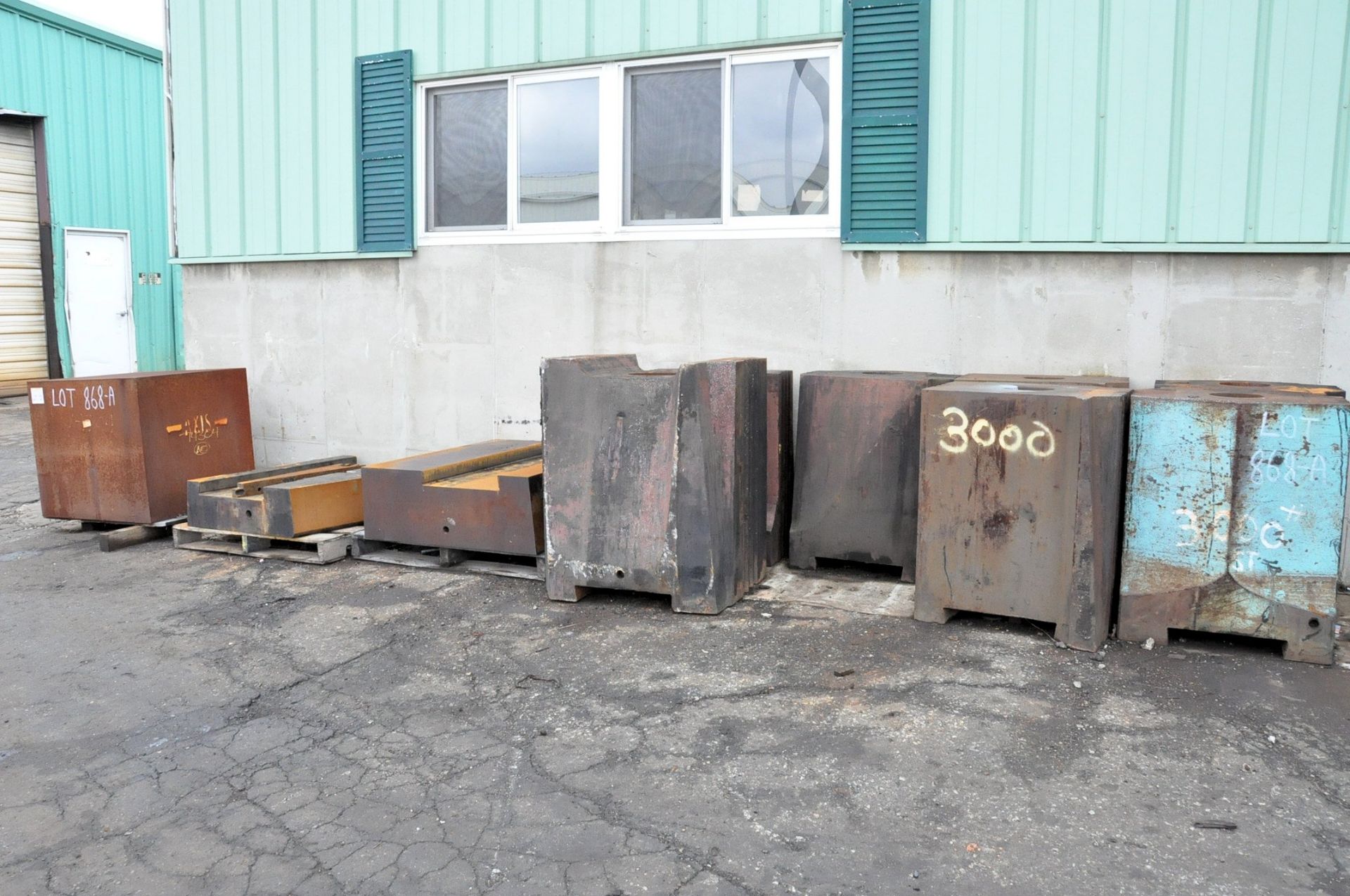 Lot-Hammer Press Rams and Parts, (Outside North Wall Tool Room Bldg)