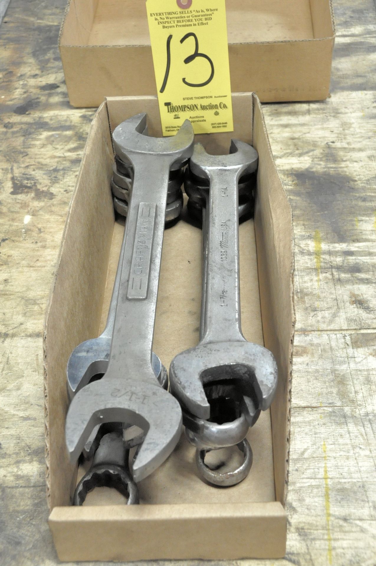 Lot-Mechanic Wrenches in (1) Box