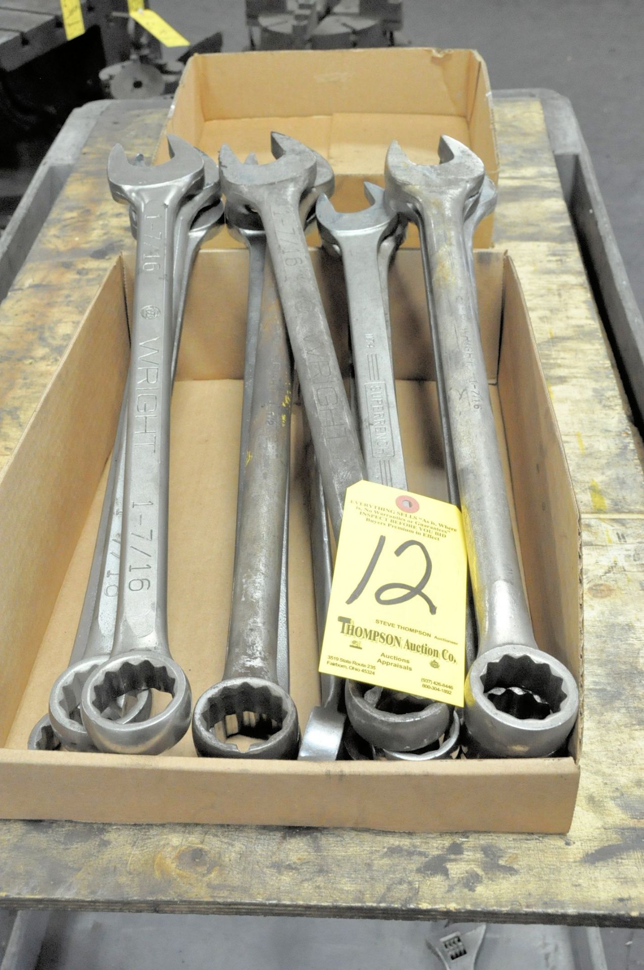 Lot-Mechanic Wrenches in (1) Box