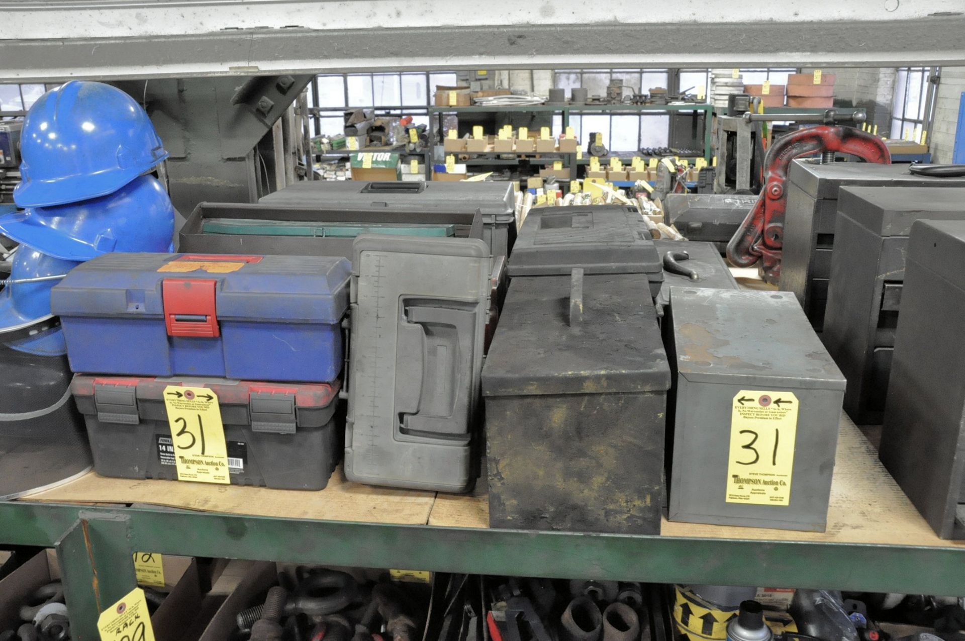 Lot-Plastic Tote Tool Boxes