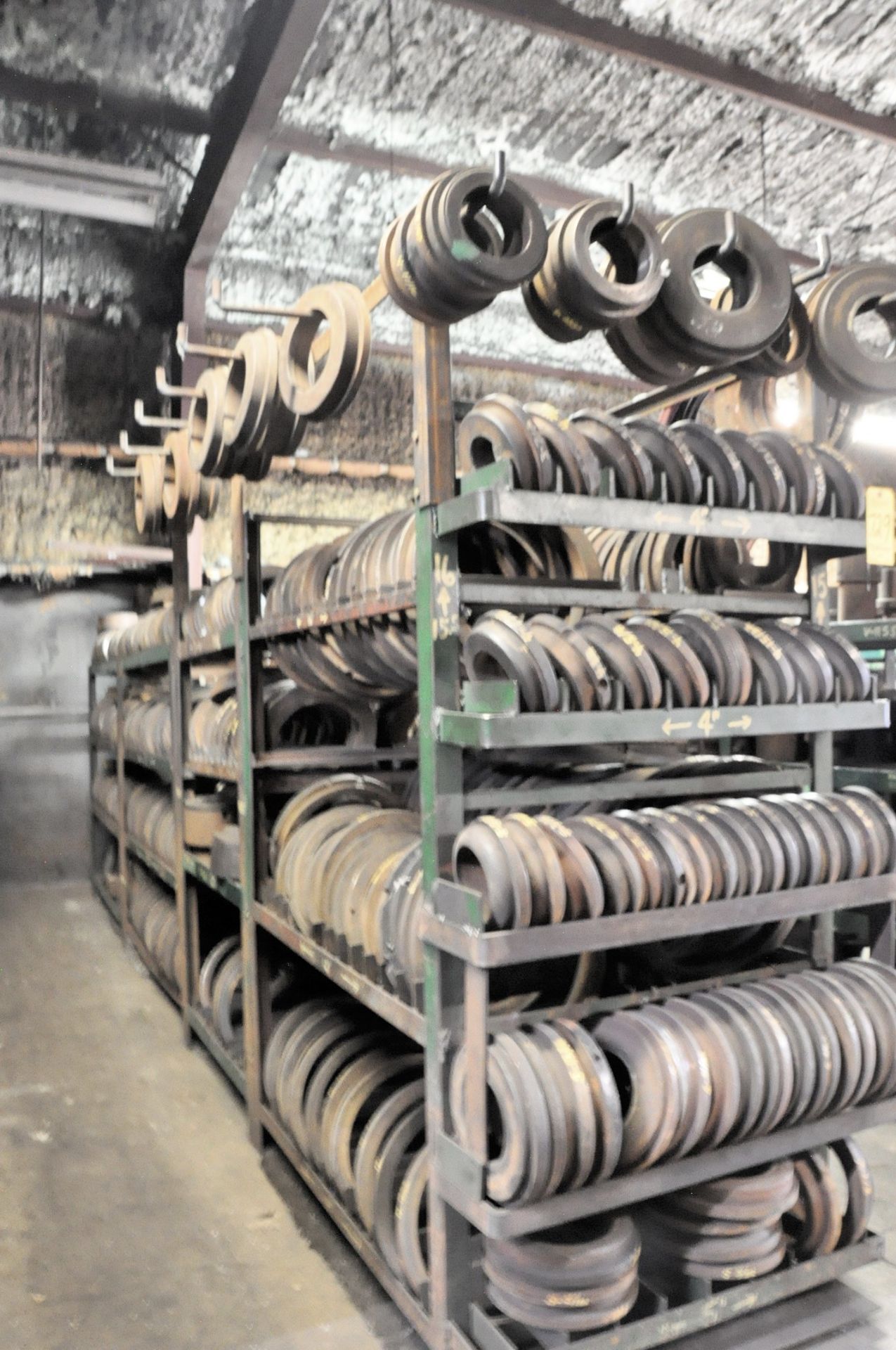 Lot-Trim Press Tooling with Racks in (1) Row, (Forge Bldg Storeroom) - Image 2 of 2