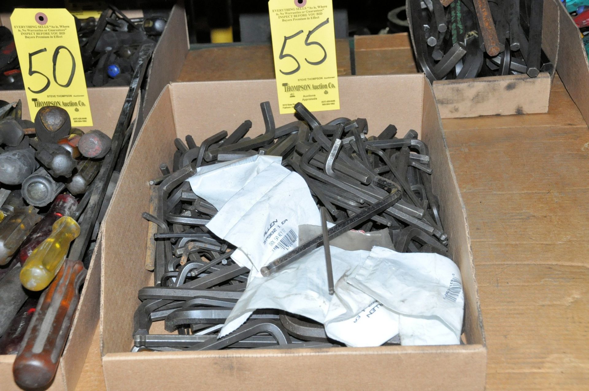 Lot-Standard Allen Wrenches in (1) Box