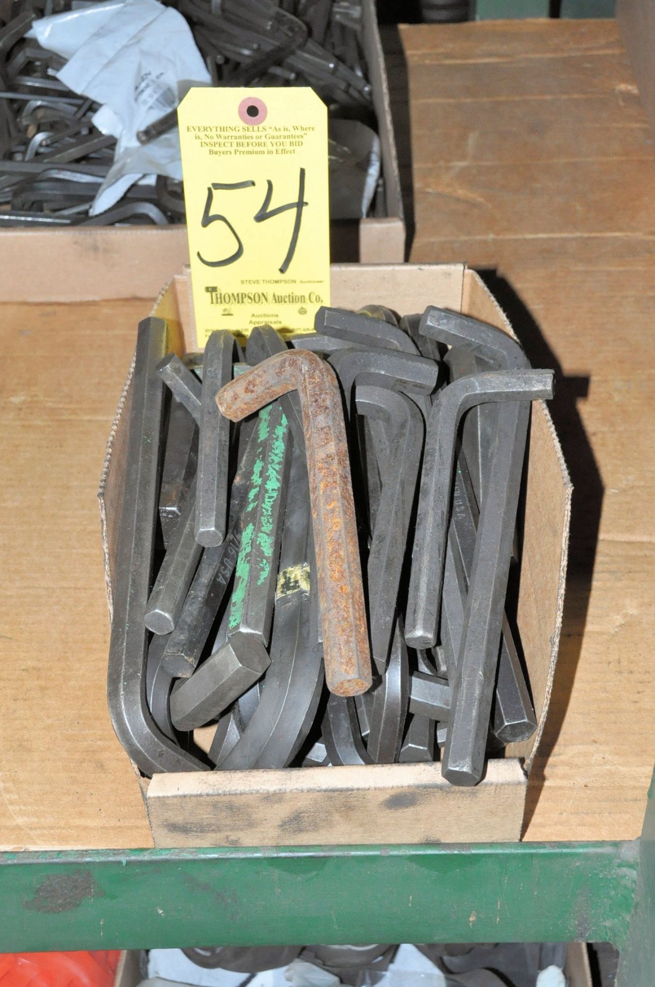 Lot-Large Allen Wrenches in (1) Box