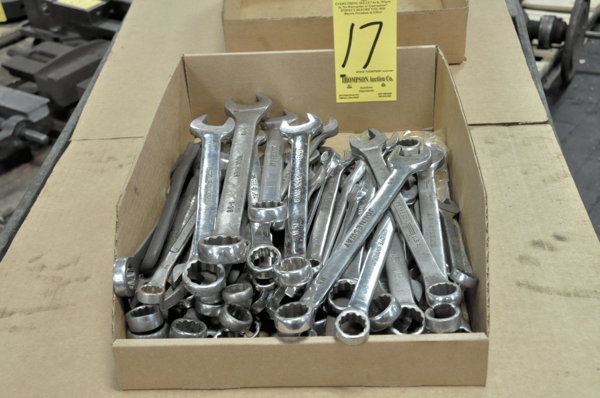 Lot-Mechanic Wrenches in (1) Box