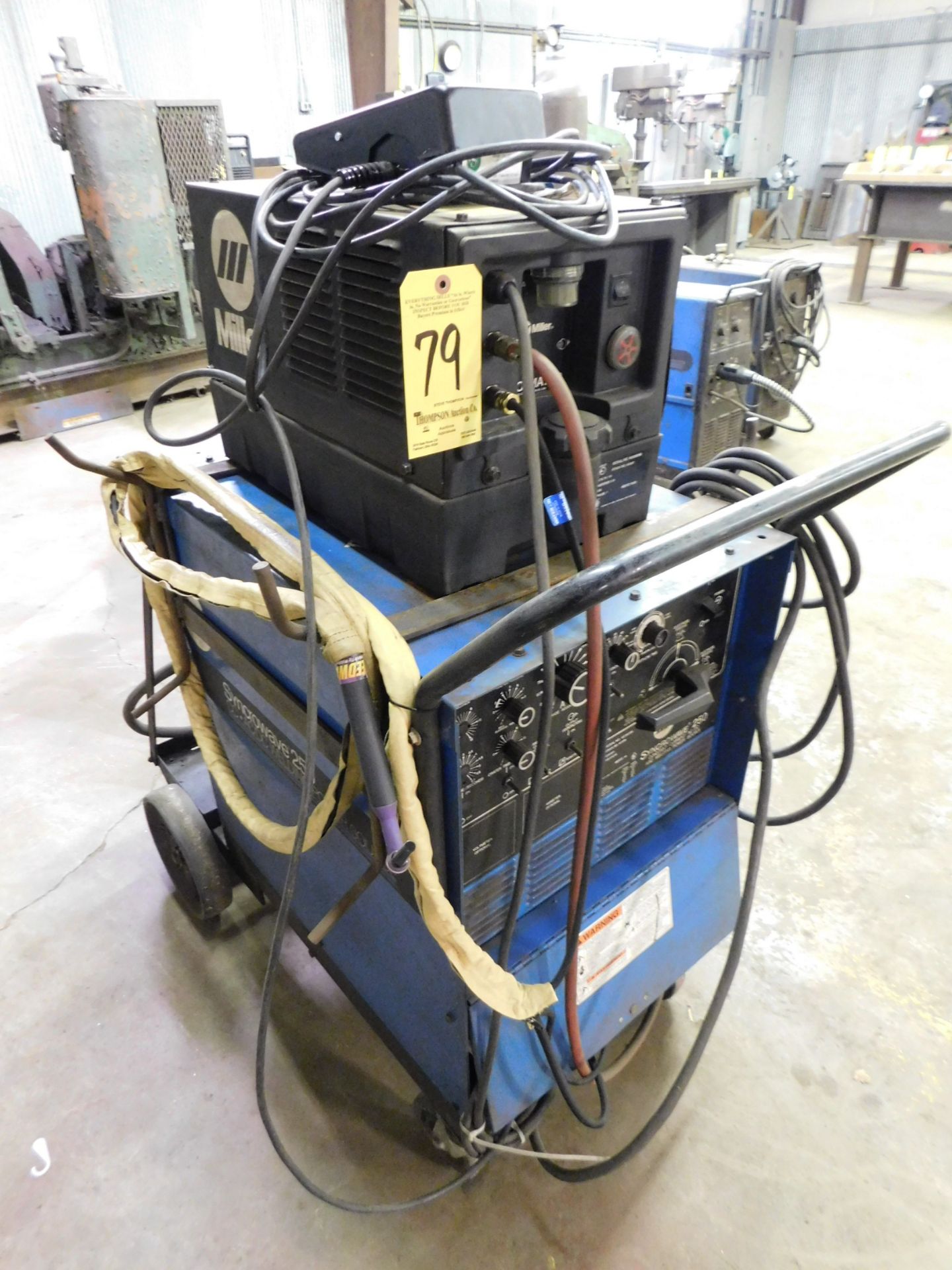 Miller Model Synchrowave 250 Tig Welder, s/n KE704190, with Miller Coolmate 3 Chiller, Foot Pedal - Image 3 of 4