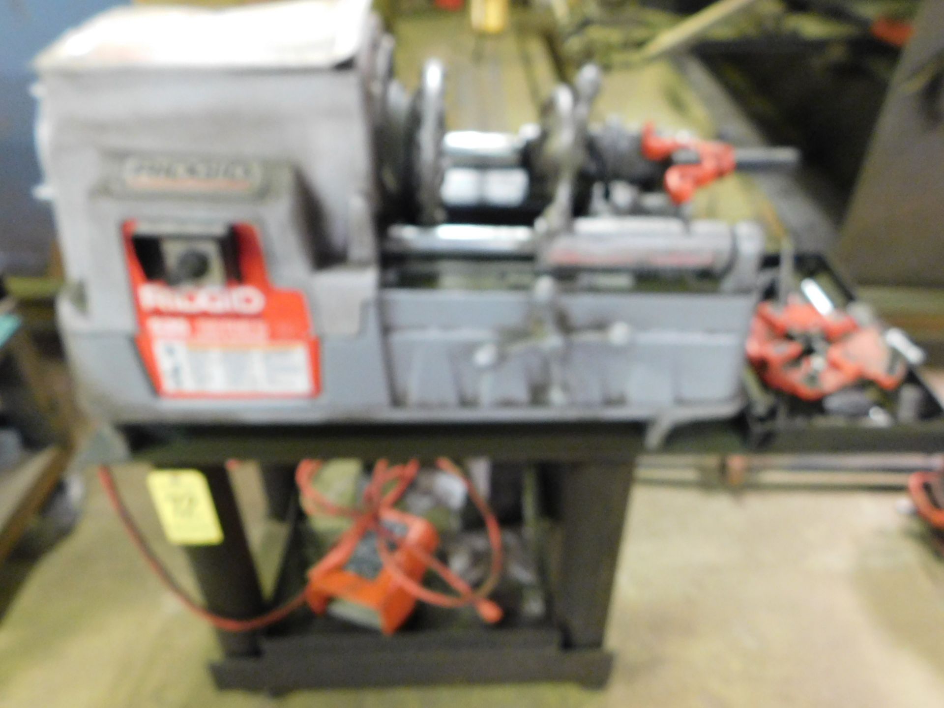 Ridgid Model 535 Pipe Threader, s/n EBE13544-0810, with Model 811A Die, Foot Pedal Controls - Image 8 of 8