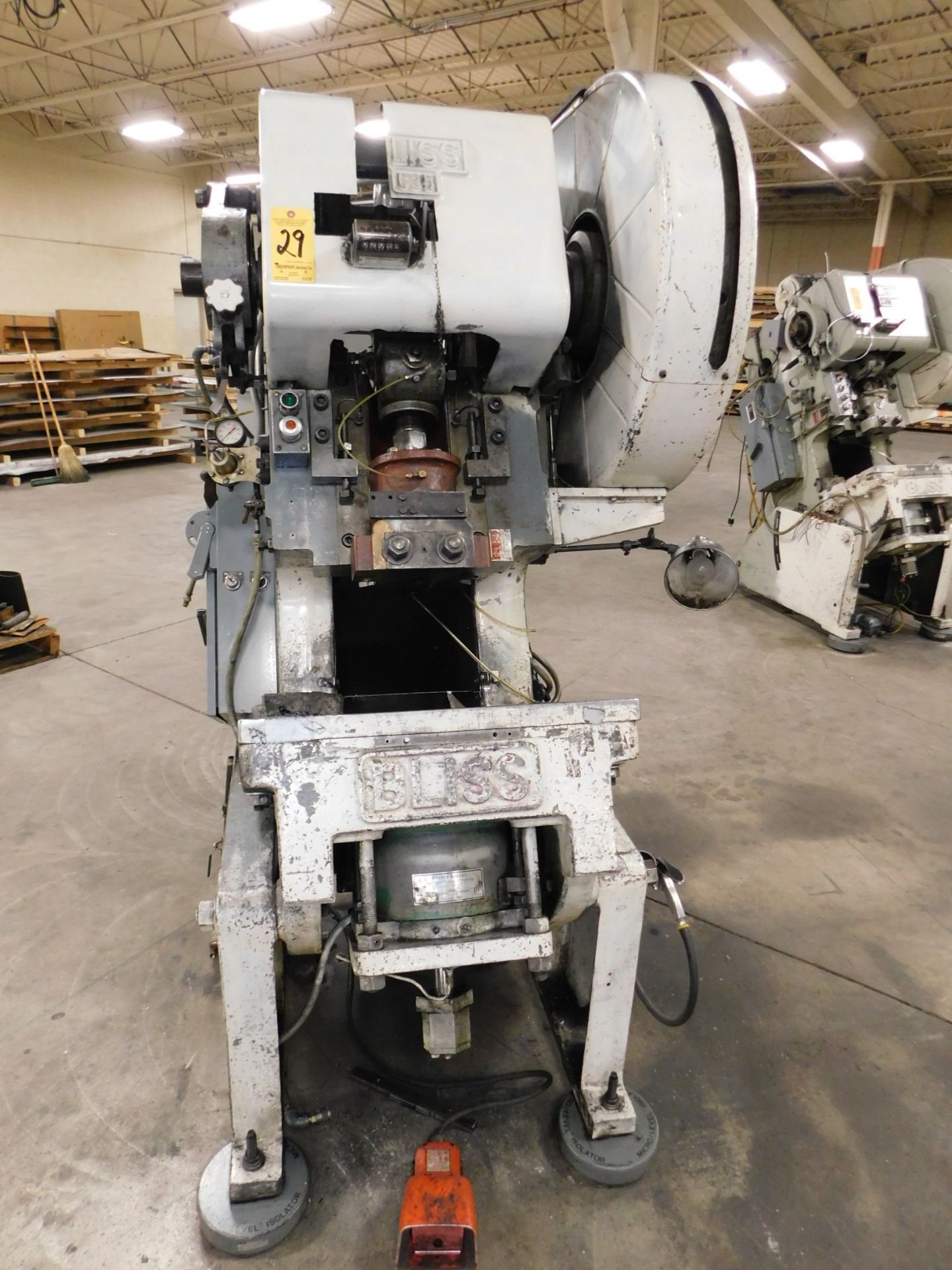 Bliss Model C35 OBI Punch Press, SN HP39549/H51795, 35-Ton, 2-1/2 In. Slide Adjustment, 3 In. - Image 3 of 12