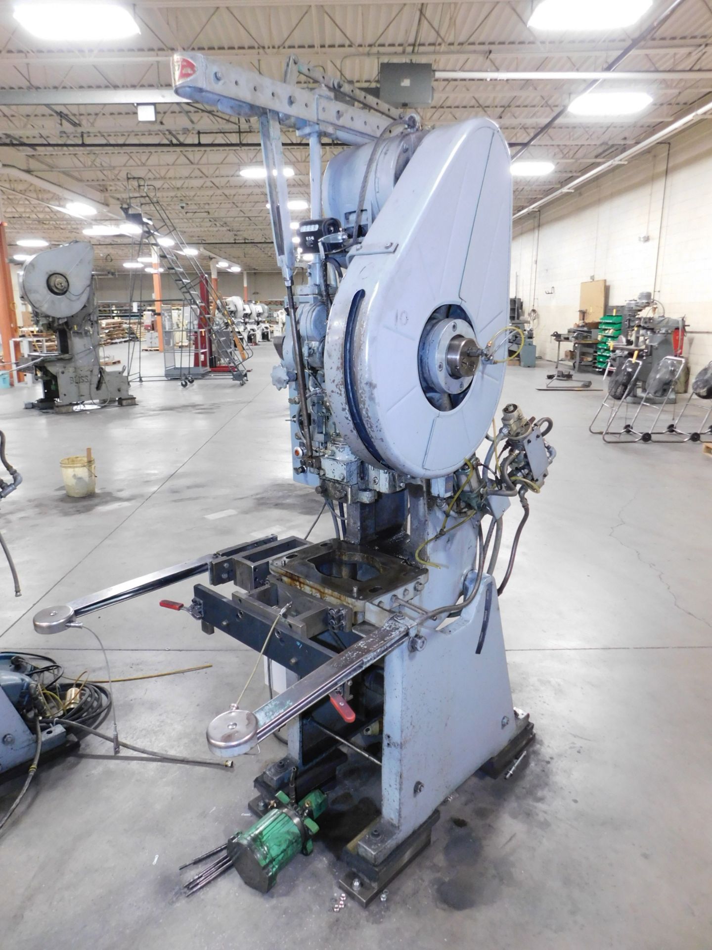 Bliss Model 18C OBI Punch Press, SN-HP40549/H52514, 10-Ton, 1-3/4 In. Slide Adjustment, 1-1/2 In. - Image 3 of 11