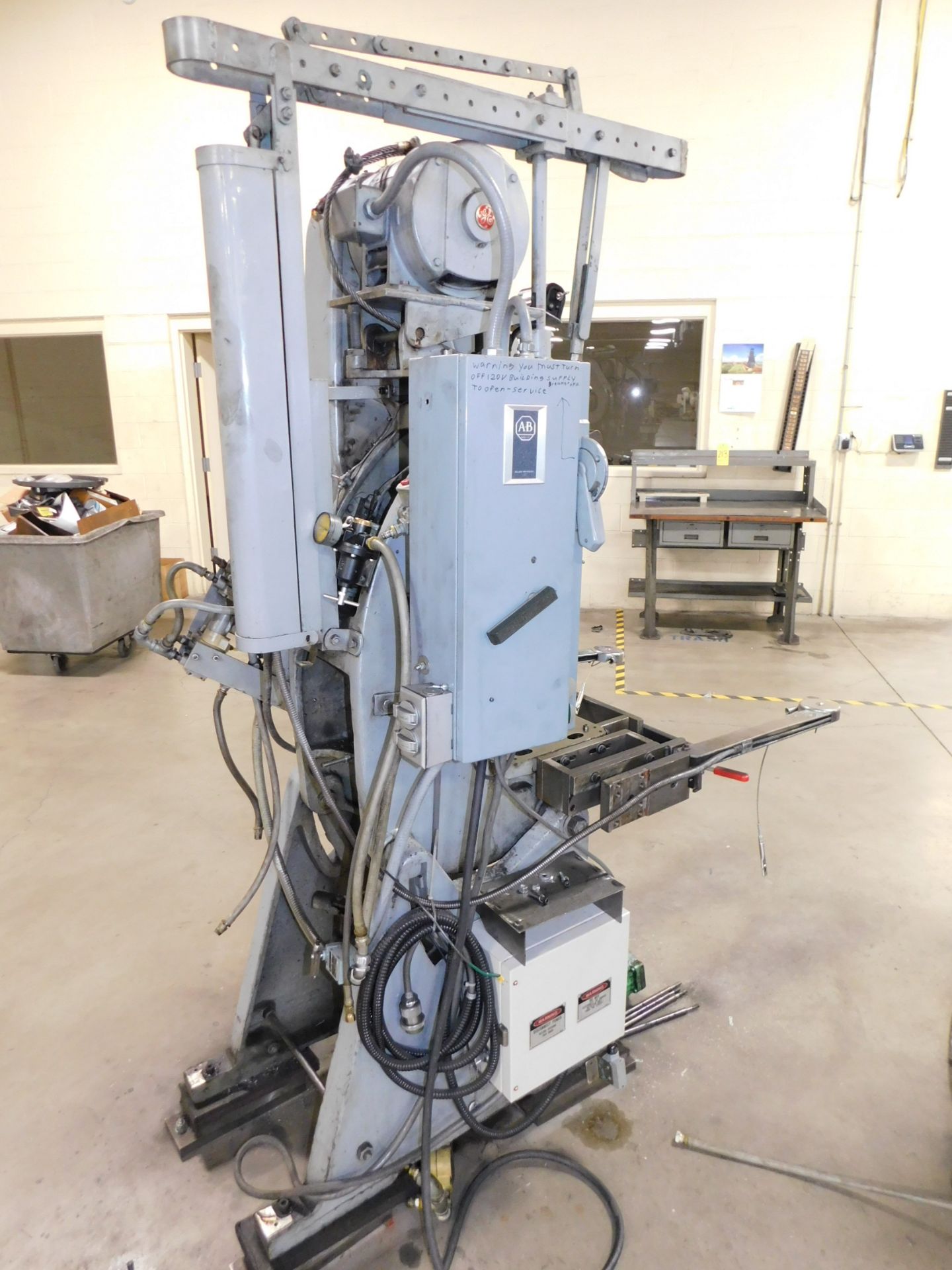 Bliss Model 18C OBI Punch Press, SN-HP40549/H52514, 10-Ton, 1-3/4 In. Slide Adjustment, 1-1/2 In. - Image 6 of 11